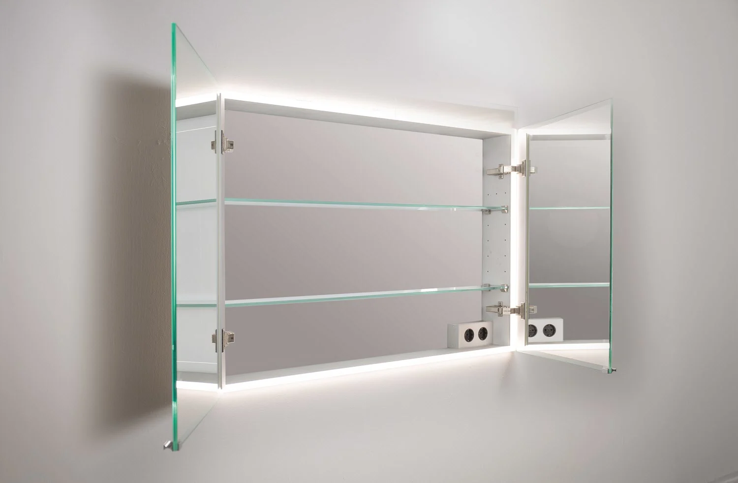 Sprinz Pure-Line Spiegelschrank Einbau mit 2 Türen 100 cm Bild 7