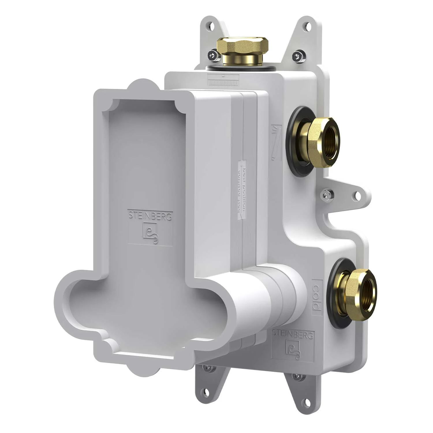 Steinberg Einbaukörper für Brausethermostat mit 3-Wege-Umsteller UP Bild 2