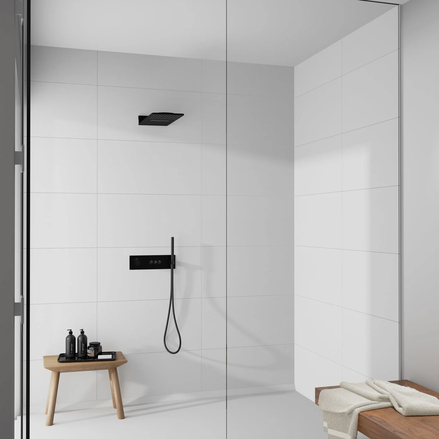 Steinberg Sensual Rain "Wall Rain" Regenpaneel mit Thermostat Bild 4