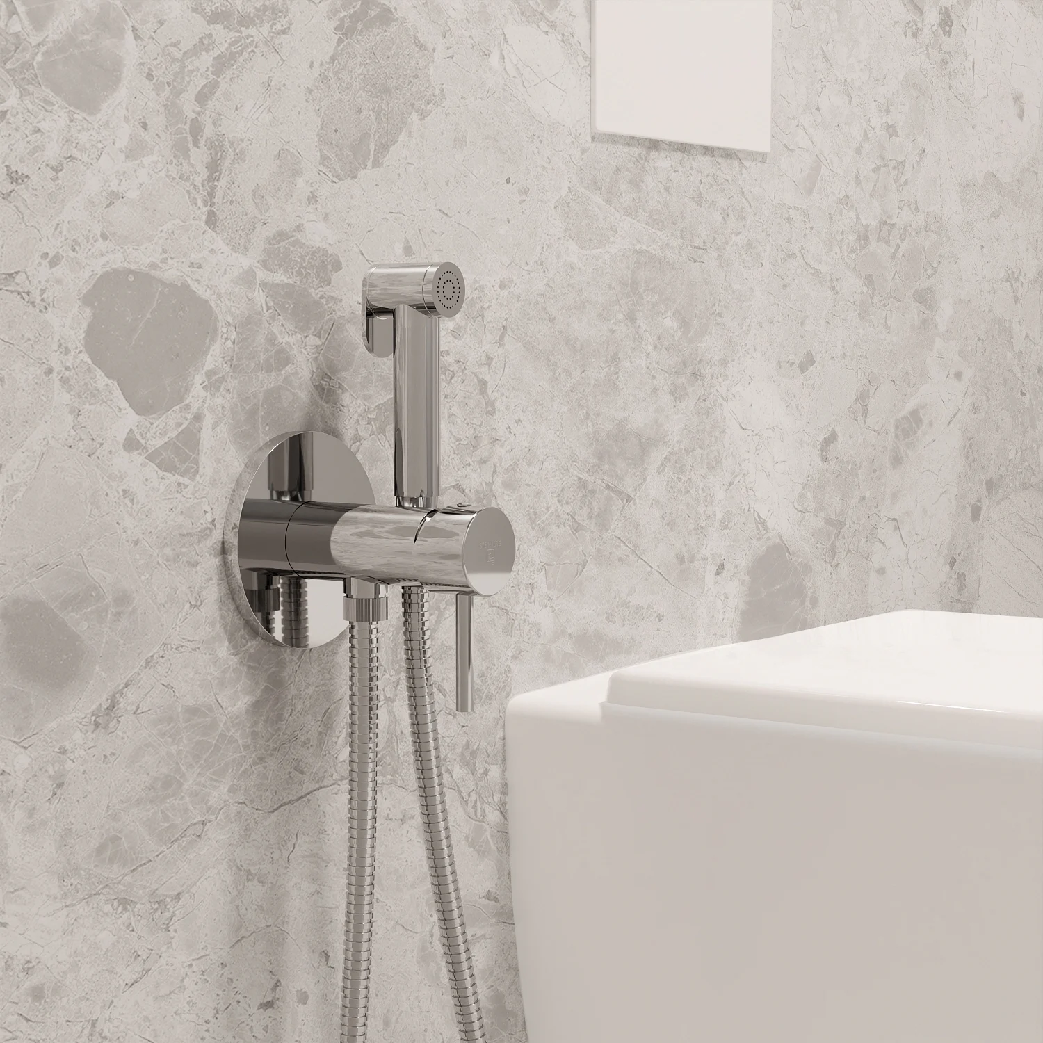 Steinberg Serie 100 Unterputz Einhebelmischer mit Bidet Spray Bild 4