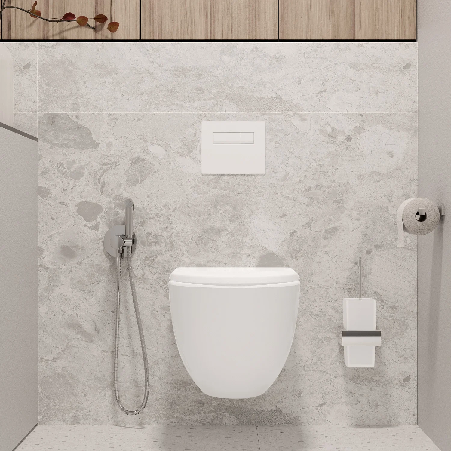 Steinberg Serie 100 Unterputz Einhebelmischer mit Bidet Spray Bild 6