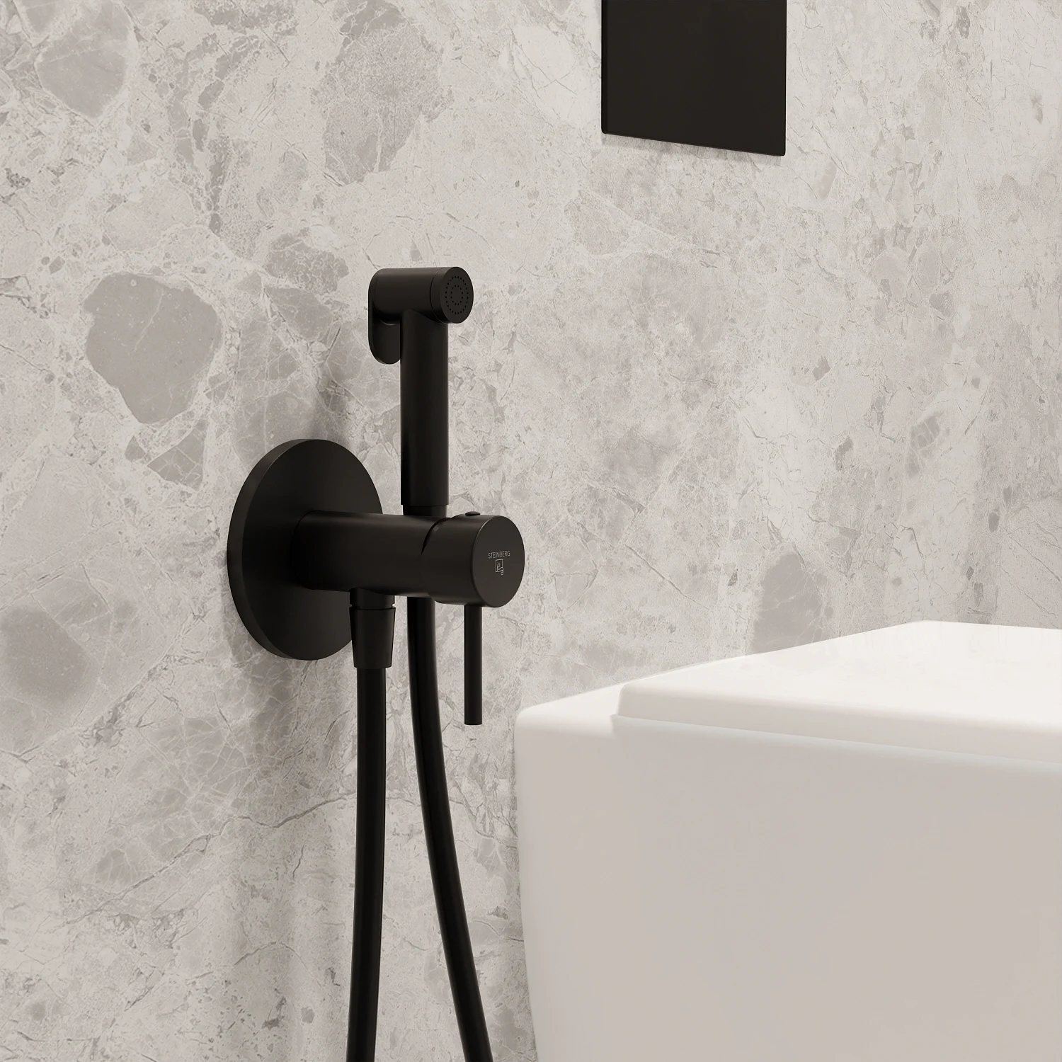 Steinberg Serie 100 Unterputz Einhebelmischer mit Bidet Spray Bild 4