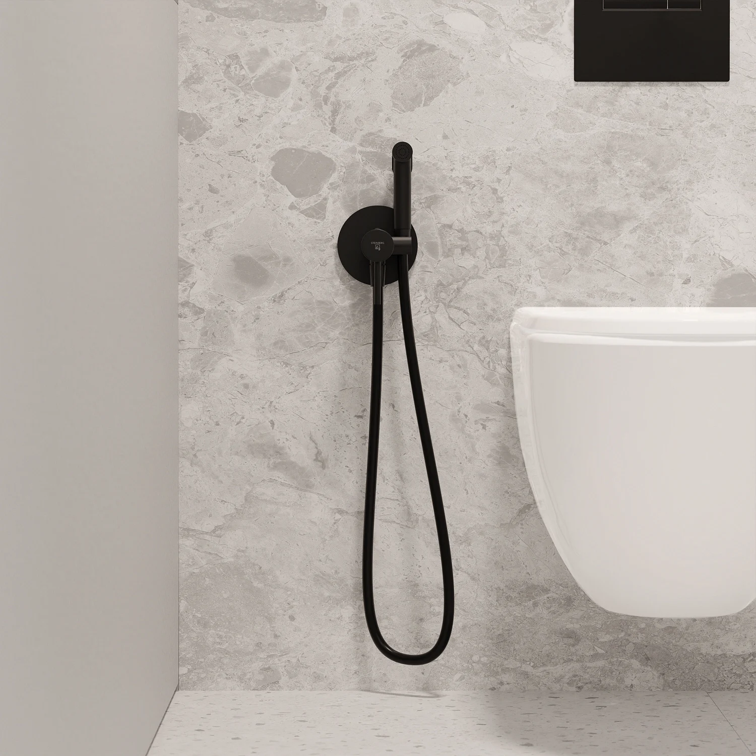 Steinberg Serie 100 Unterputz Einhebelmischer mit Bidet Spray Bild 3
