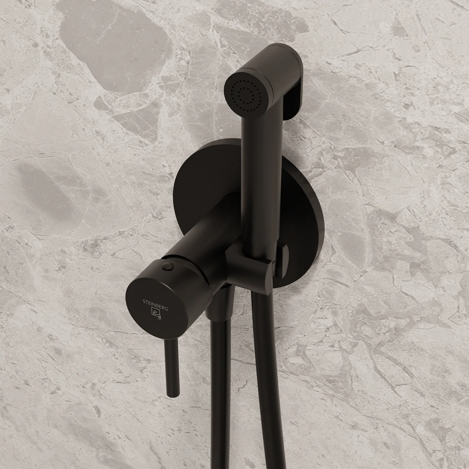 Steinberg Serie 100 Unterputz Einhebelmischer mit Bidet Spray