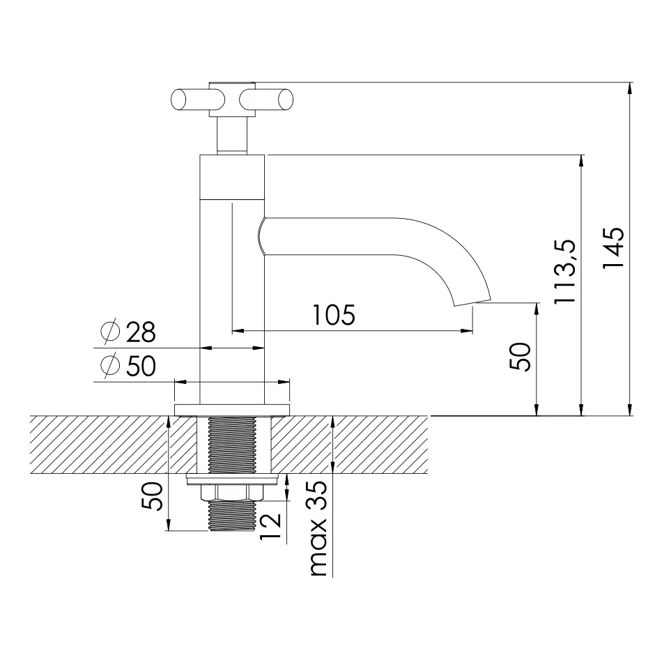 Steinberg Serie 250 Kaltwasserarmatur Bild 2