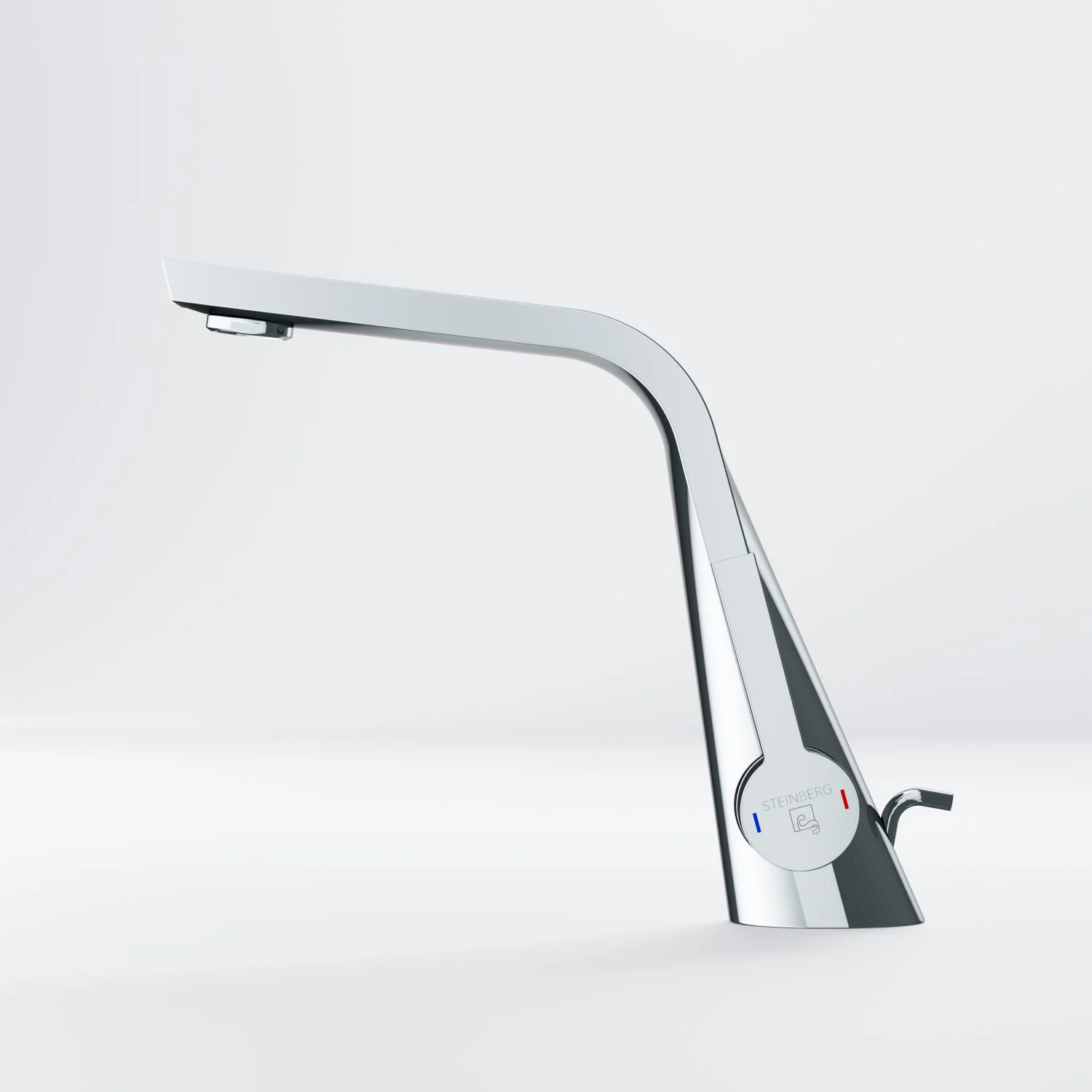 Steinberg Serie 260 Waschtisch-Einhebelmischbatterie mit Ablaufgarnitur Bild 2