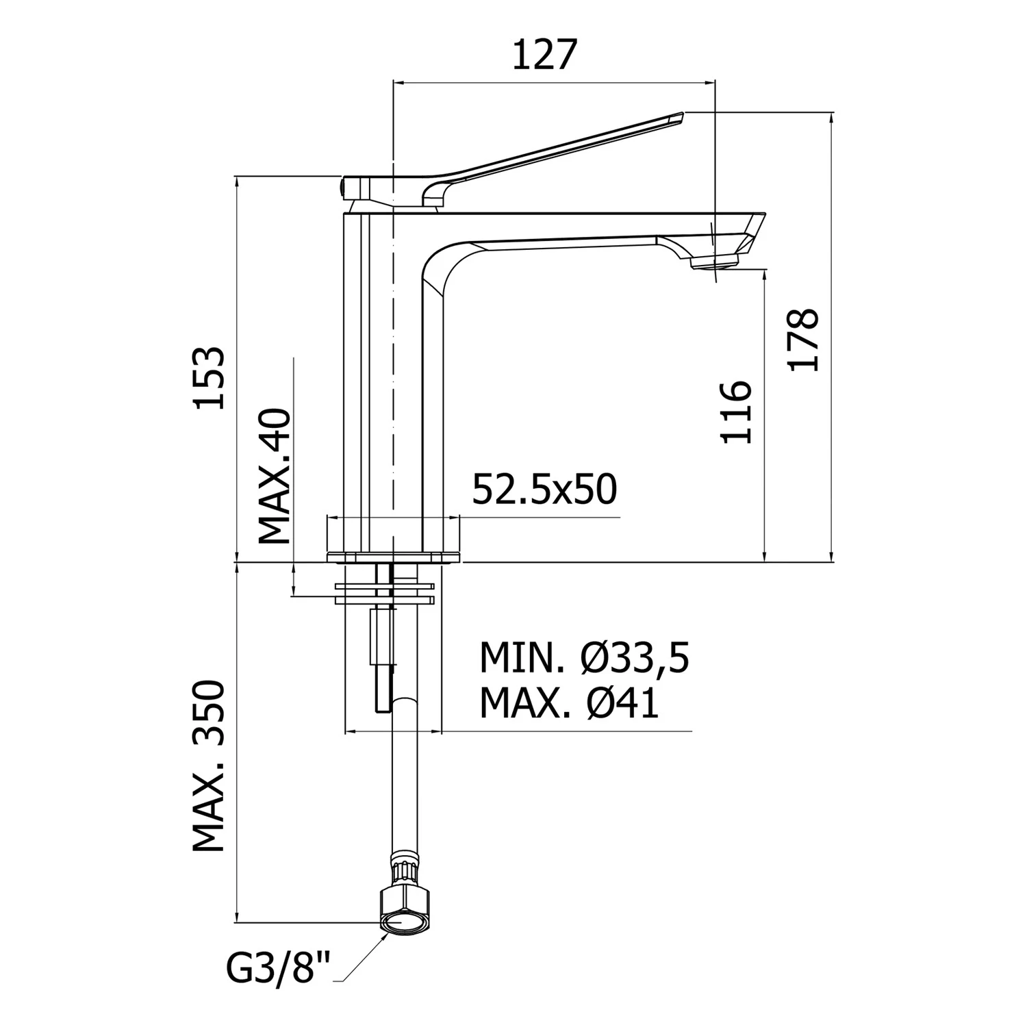 Steinkamp Value Waschtischarmatur, ohne Ablaufgarnitur Bild 5