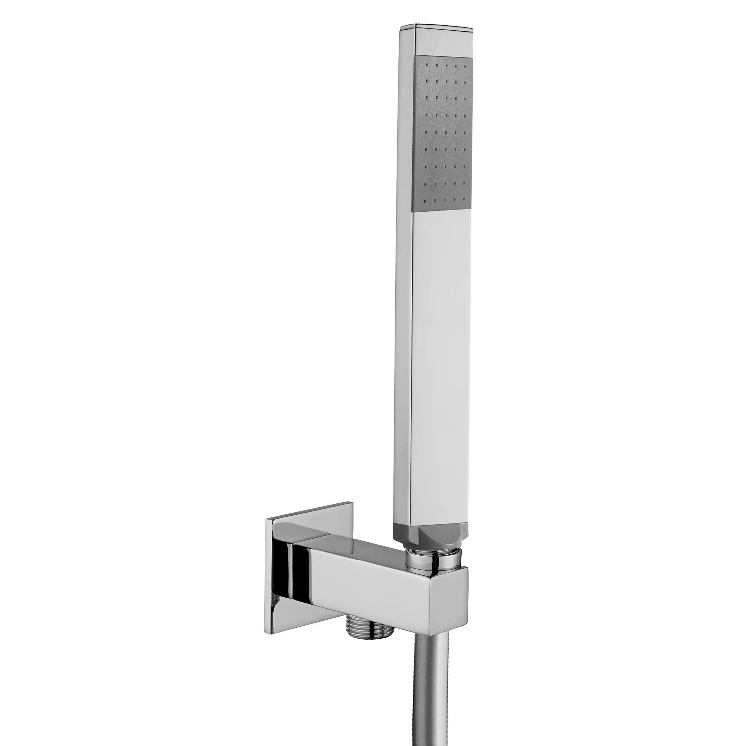 Steinkamp Brauseset eckig mit Stabhandbrause und Wandanschlussbogen