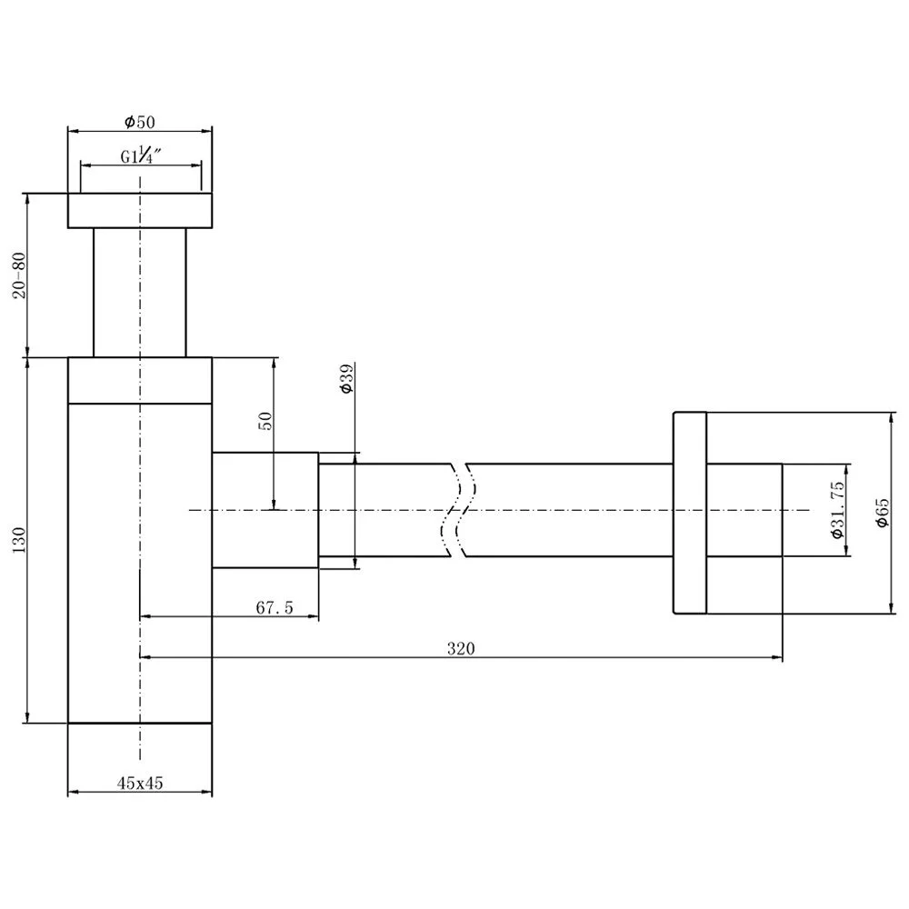 Steinkamp Design Siphon eckig Bild 2
