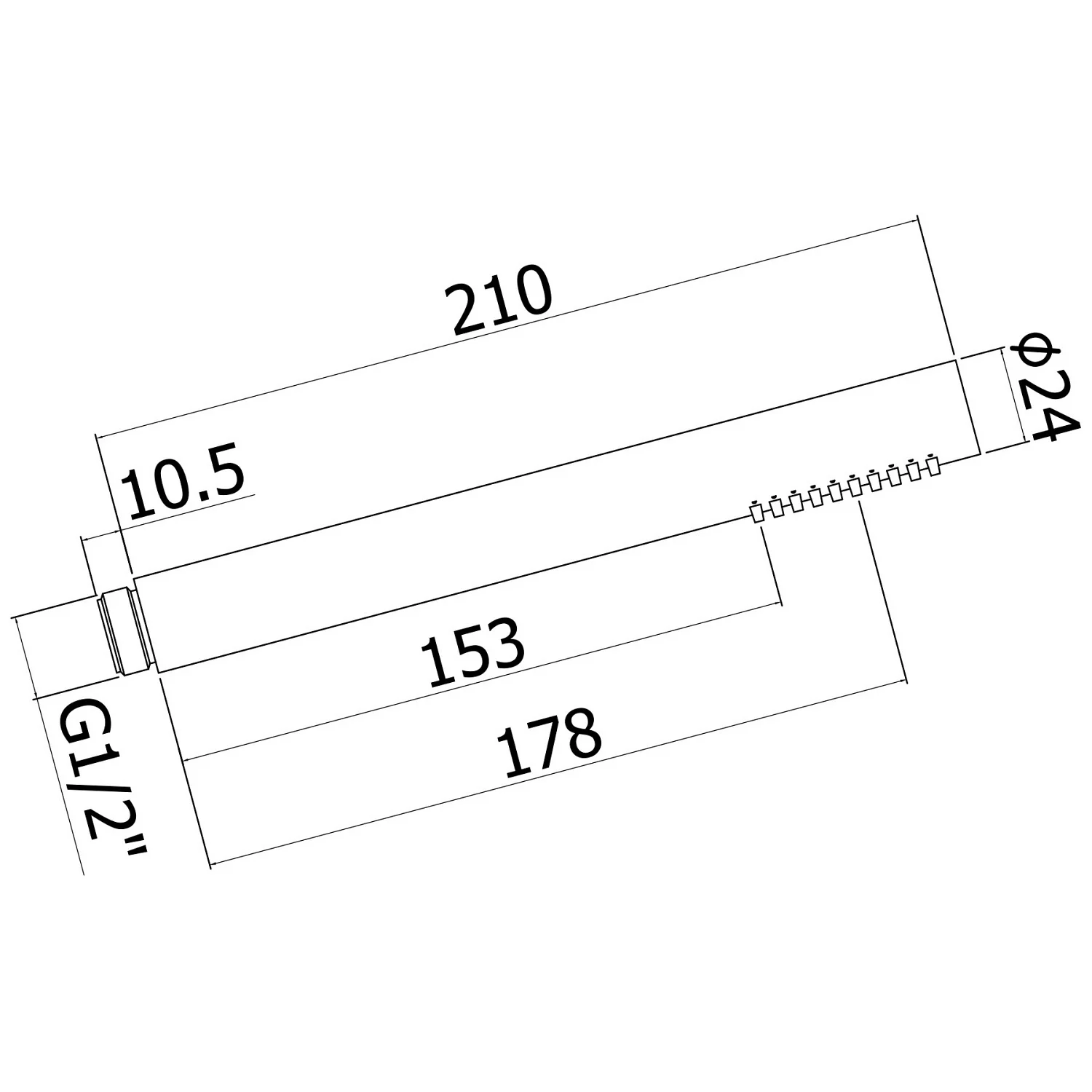 Steinkamp Stabhandbrause rund Bild 2