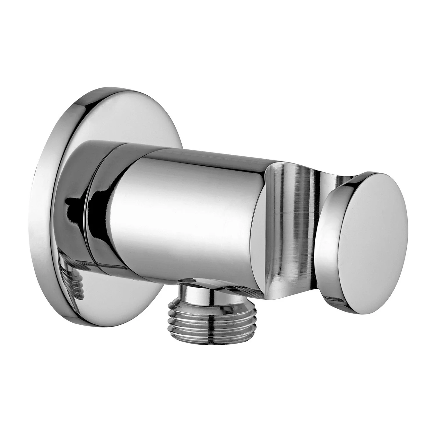 Steinkamp Wandanschlussbogen mit Brausehalter rund