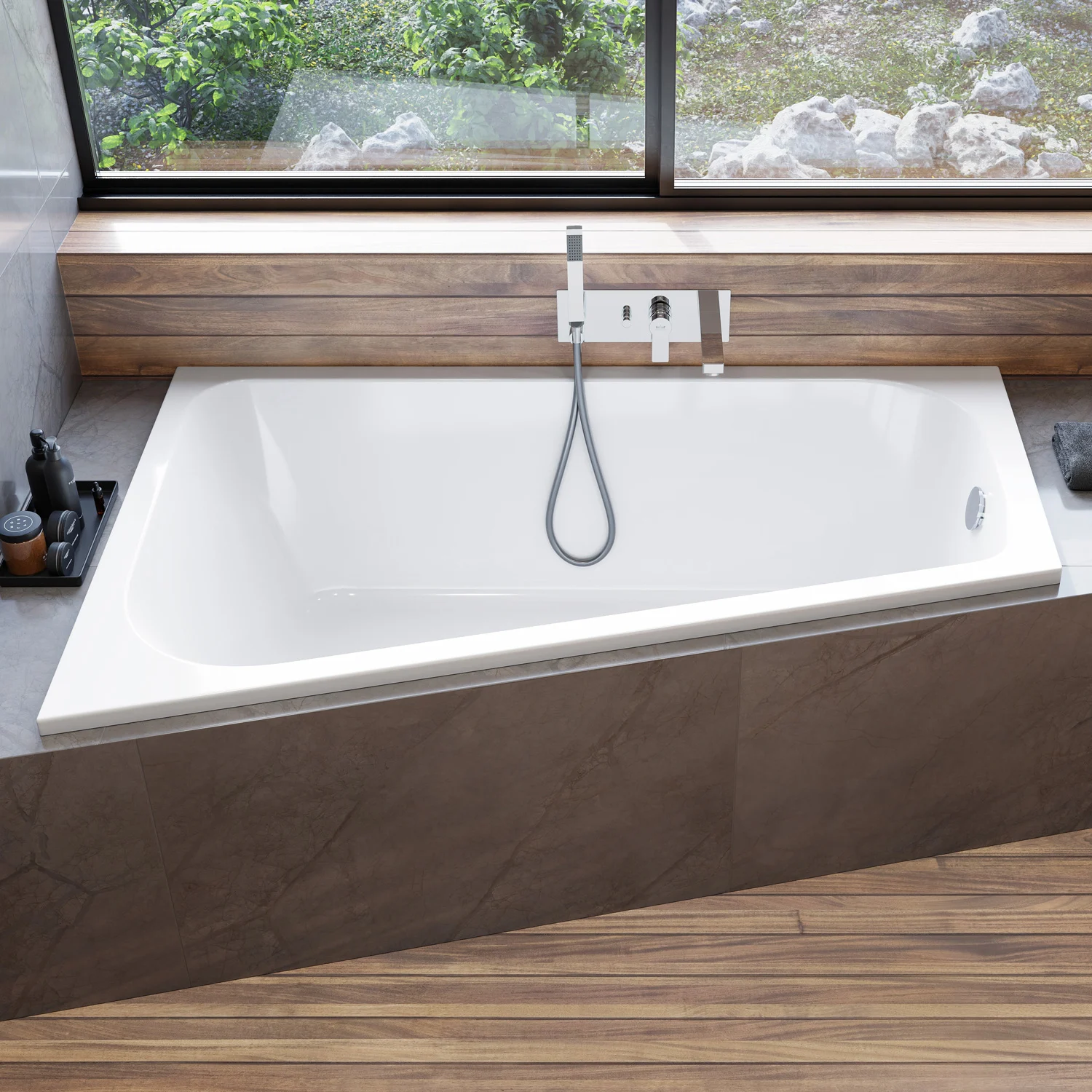 Steinkamp Life Eckbadewanne 170 x 110 cm asymmetrisch rechts Bild 2