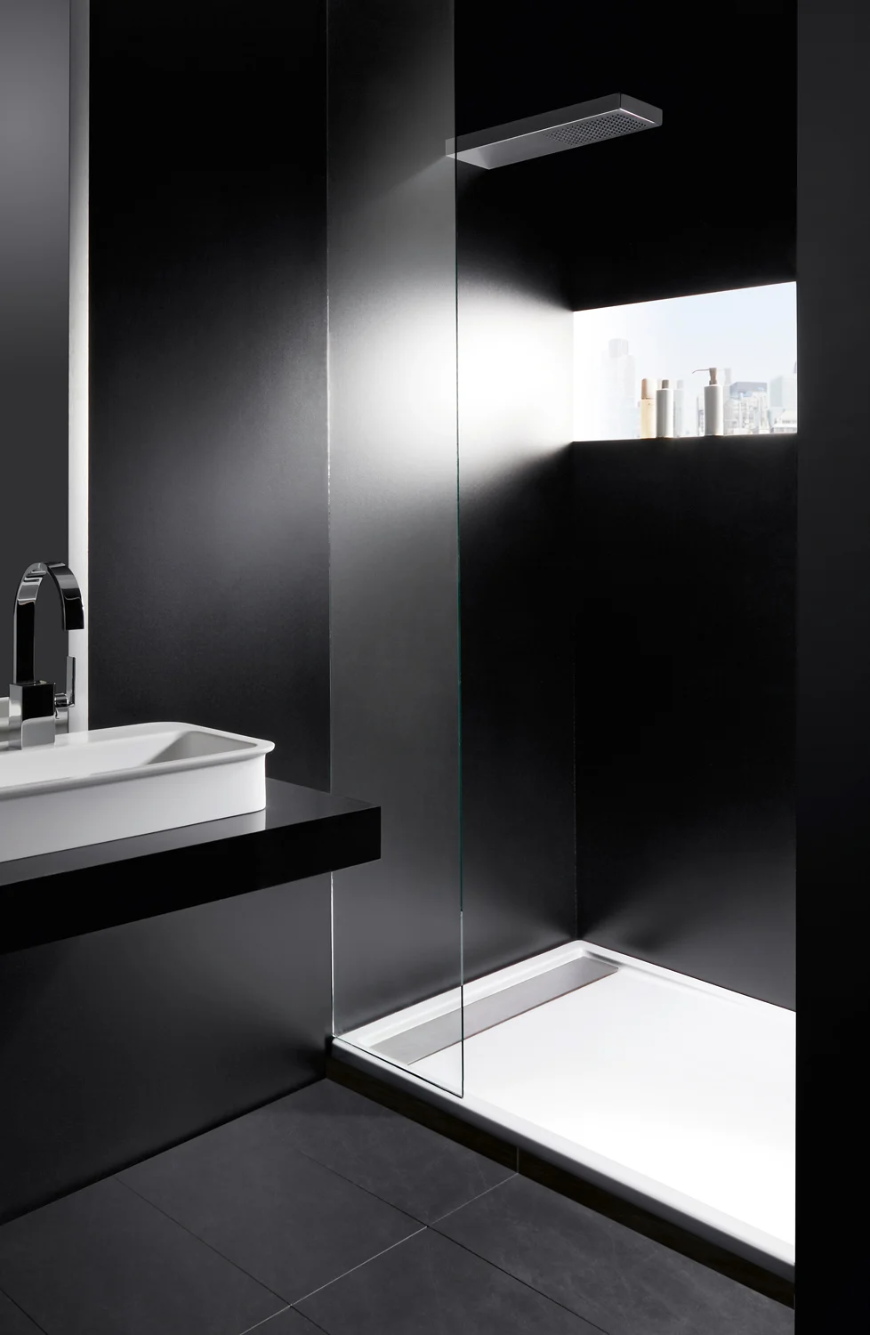 Steinkamp Living Duschwanne 100 x 100 cm mit Ablaufrinne, superflach Bild 3