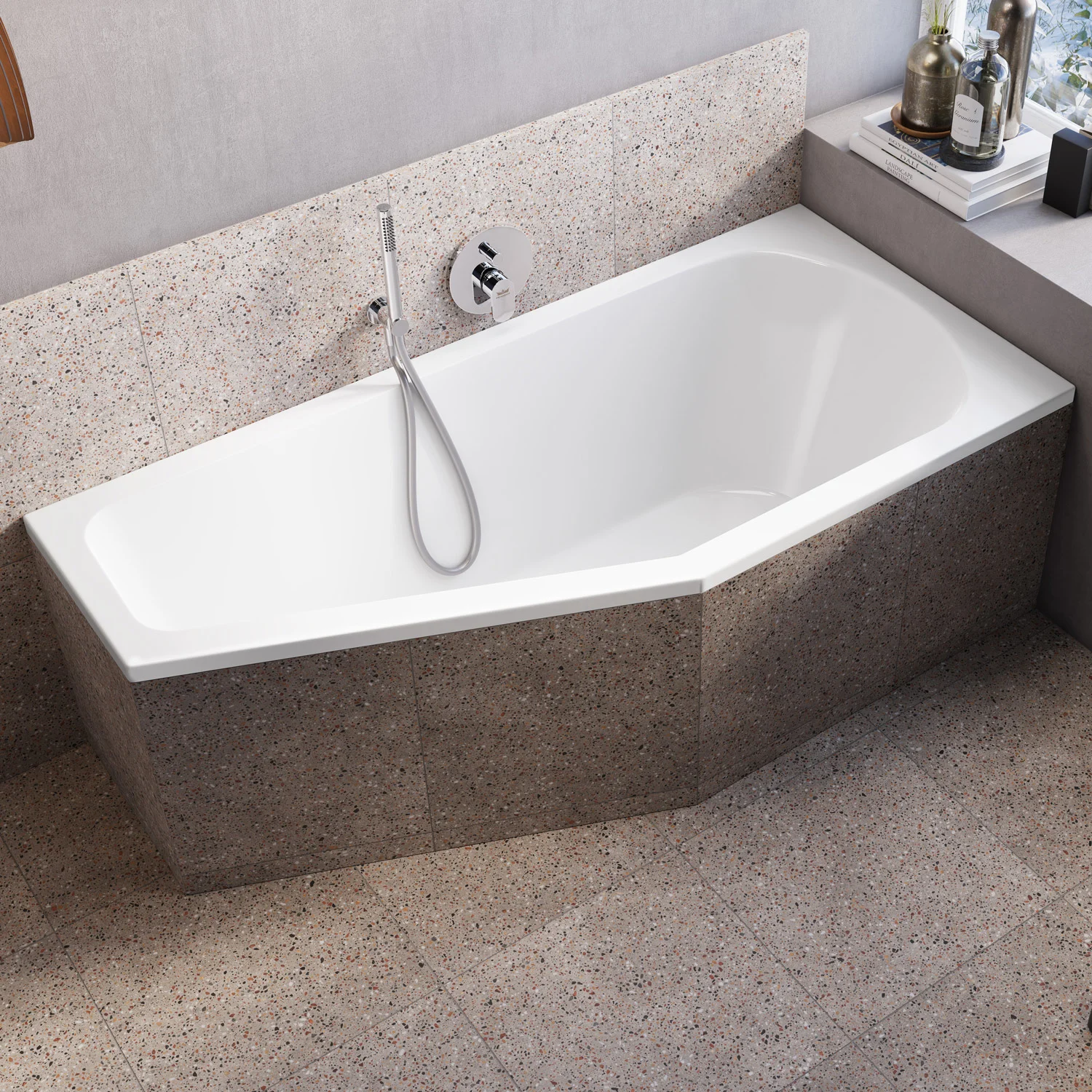 Steinkamp Life Raumsparbadewanne 170  x 75 cm links Bild 2