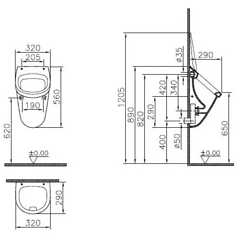 Steinkamp Living 2.0 Urinal mit Deckel Bild 2
