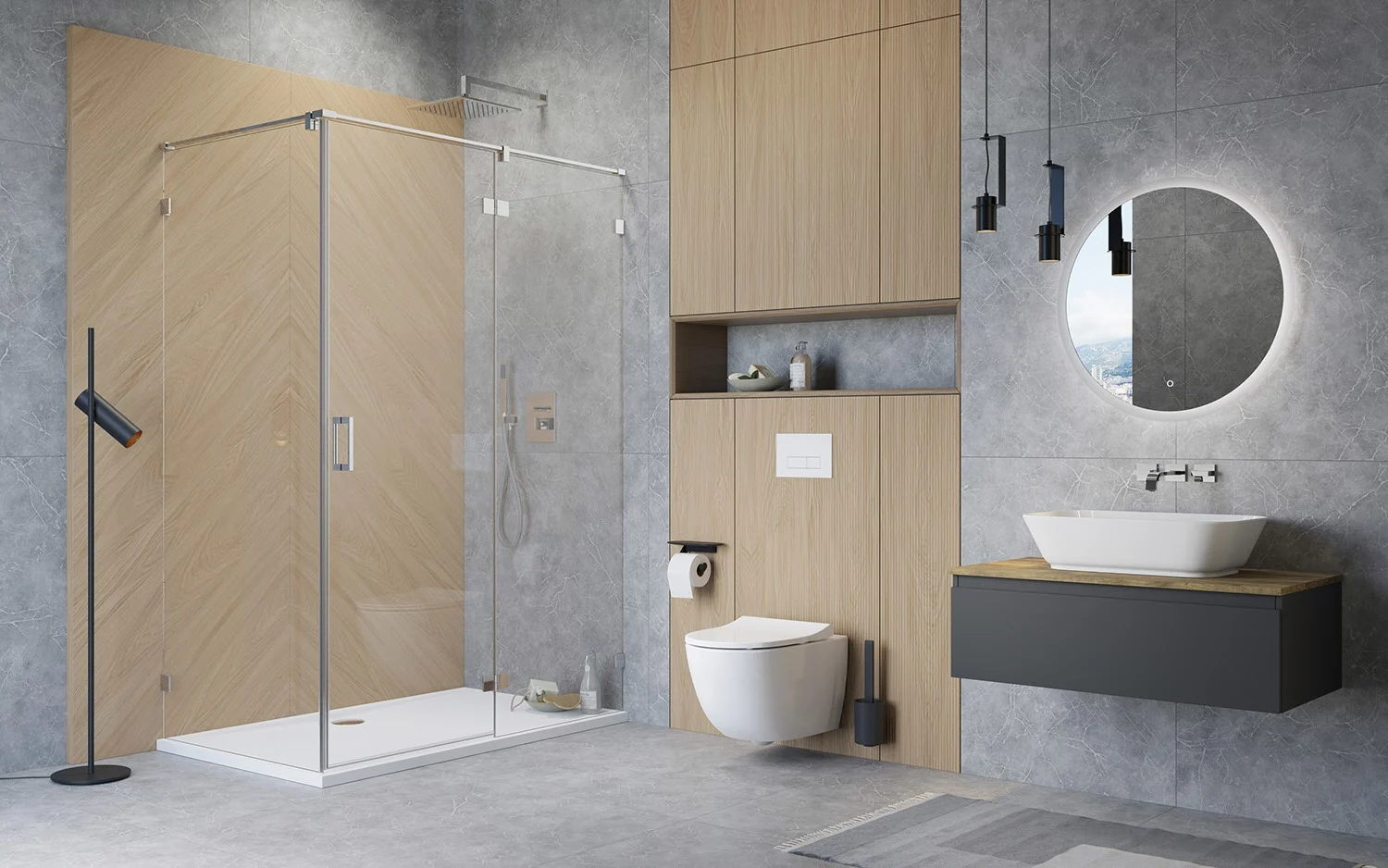 Steinkamp Living 2.0 Wand-WC Tiefspüler inkl. WC-Sitz Slim Wrap over mit Absenkautomatik und Quick release Bild 6