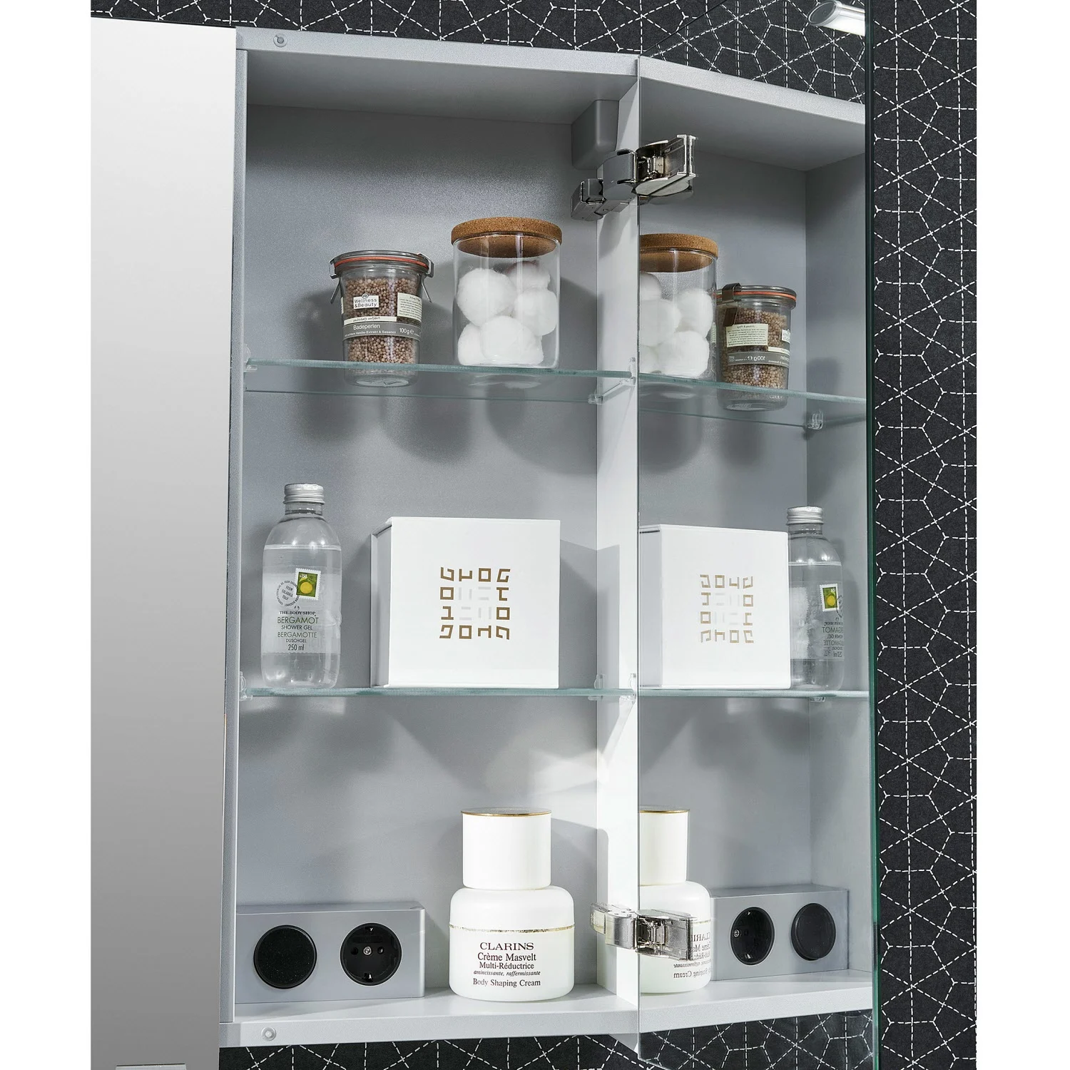 Steinkamp Life 2.0 Badmöbel Set 121 cm mit LED-Spiegelschrank Bild 6