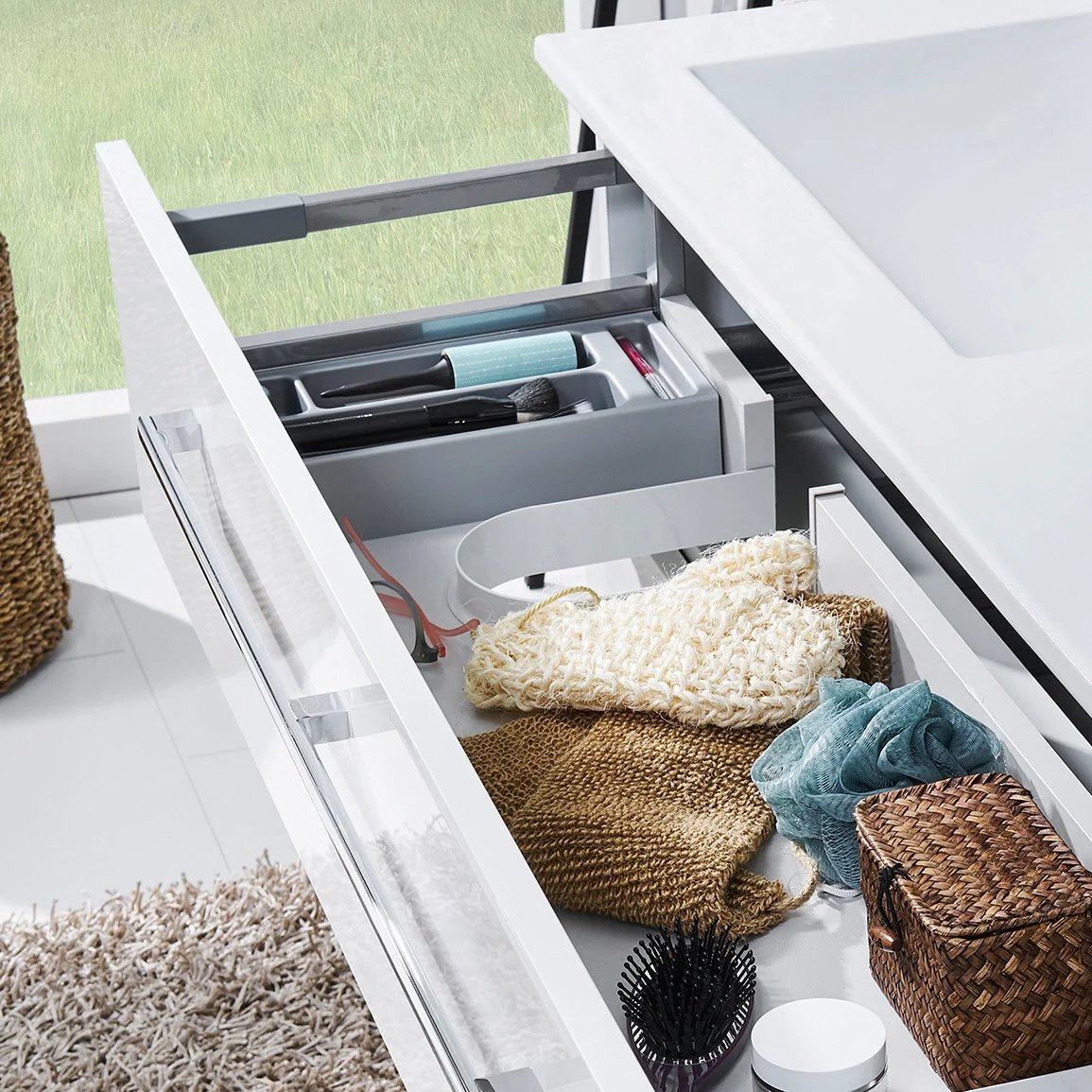 Steinkamp Life 2.0 Badmöbel Set 121 cm mit LED-Spiegelschrank Bild 3