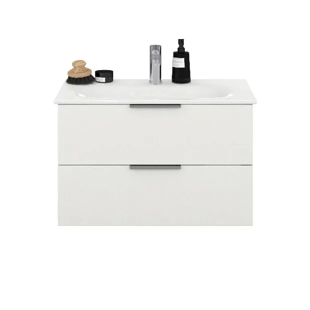 Steinkamp Living 2.0 / GROHE Essence Waschtisch mit Unterschrank 80 cm