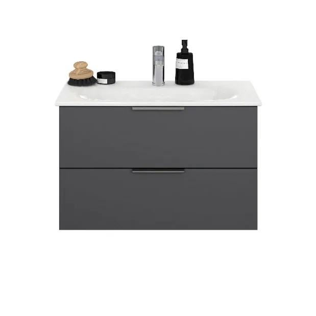 Steinkamp Living 2.0 / GROHE Essence Waschtisch mit Unterschrank 80 cm