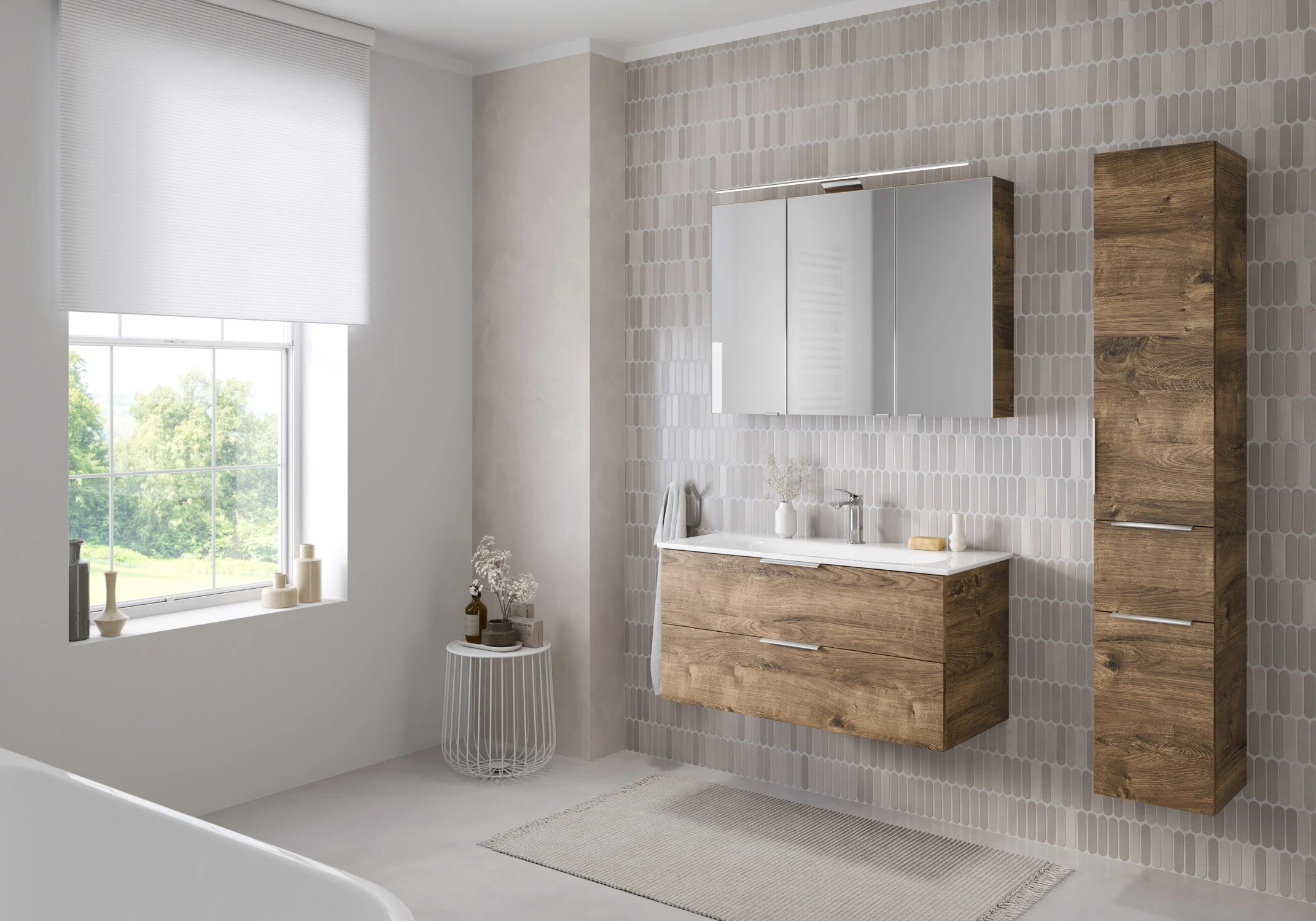 Steinkamp Living 2.0 Hochschrank 30 x 168 cm mit 2 Türen und 1 Auszug Bild 5