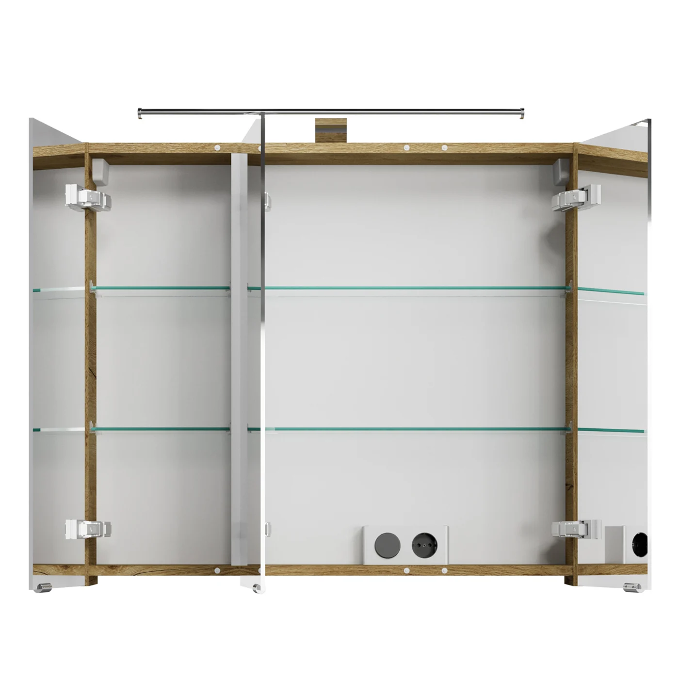 Steinkamp Living 2.0 / Villeroy & Boch Subway 3.0 Badmöbel Set 80 cm mit Spiegelschrank Bild 2