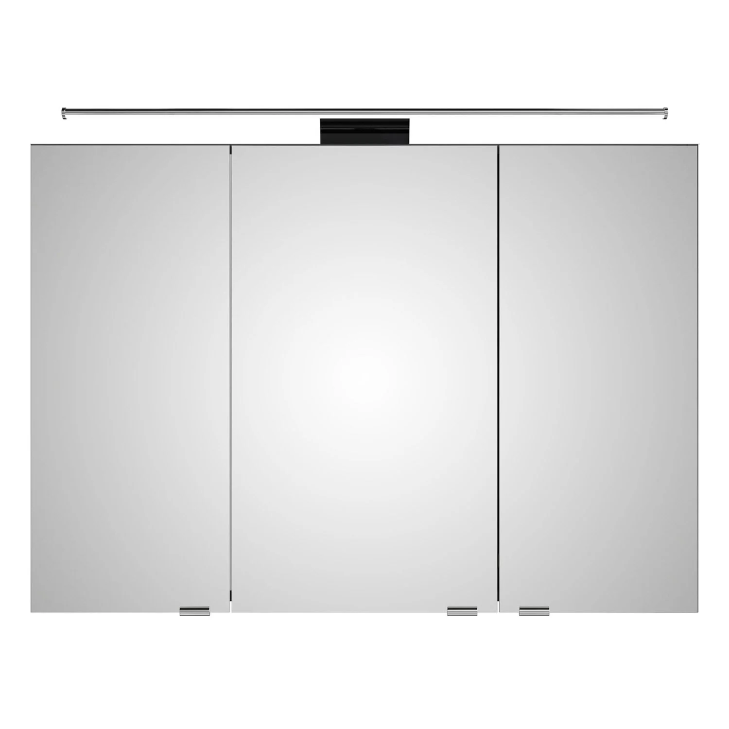 Steinkamp Living 2.0 Spiegelschrank 100 cm mit 3 Türen und LED-Aufsatzleuchte Bild 2