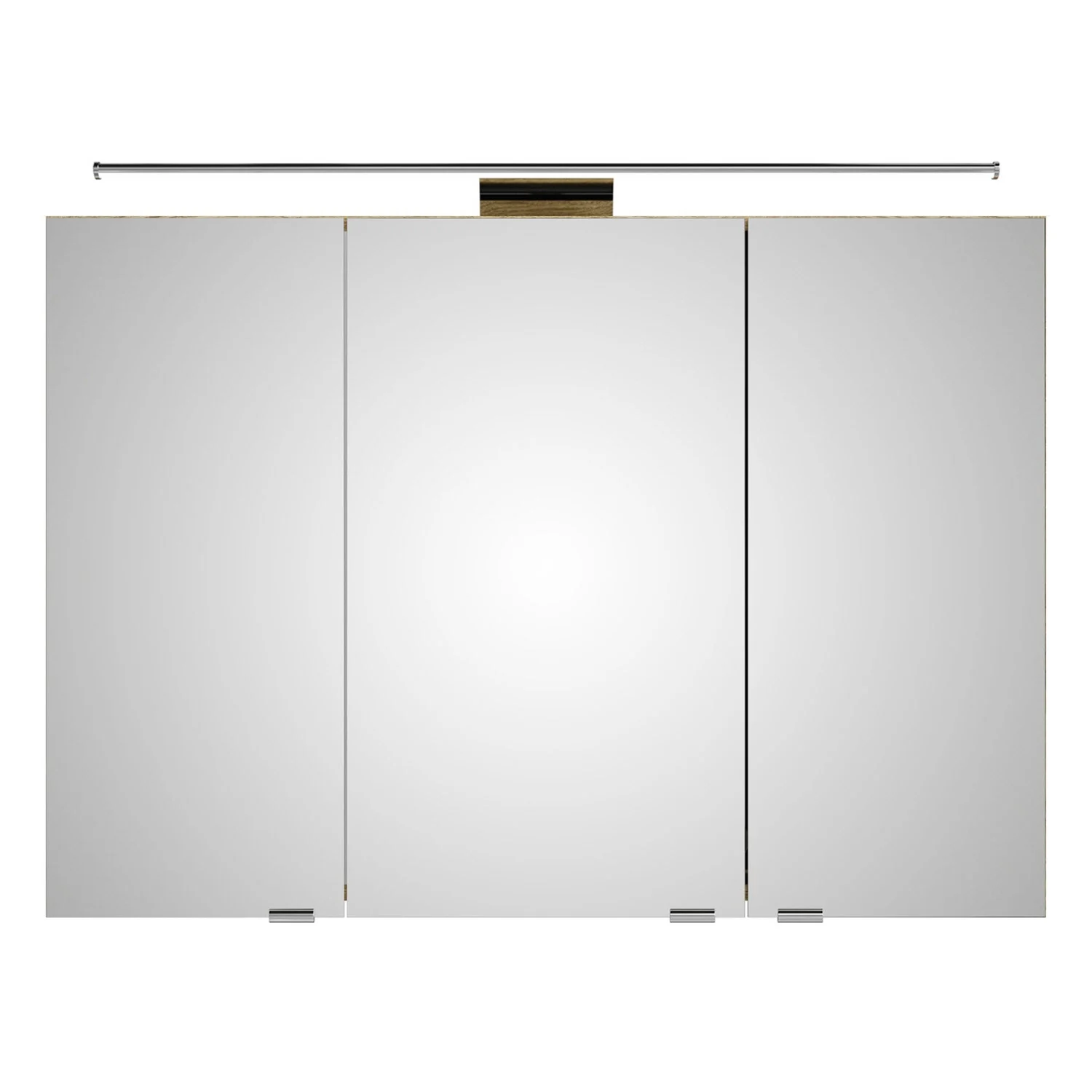 Steinkamp Living 2.0 Spiegelschrank 100 cm mit 3 Türen und LED-Aufsatzleuchte Bild 2