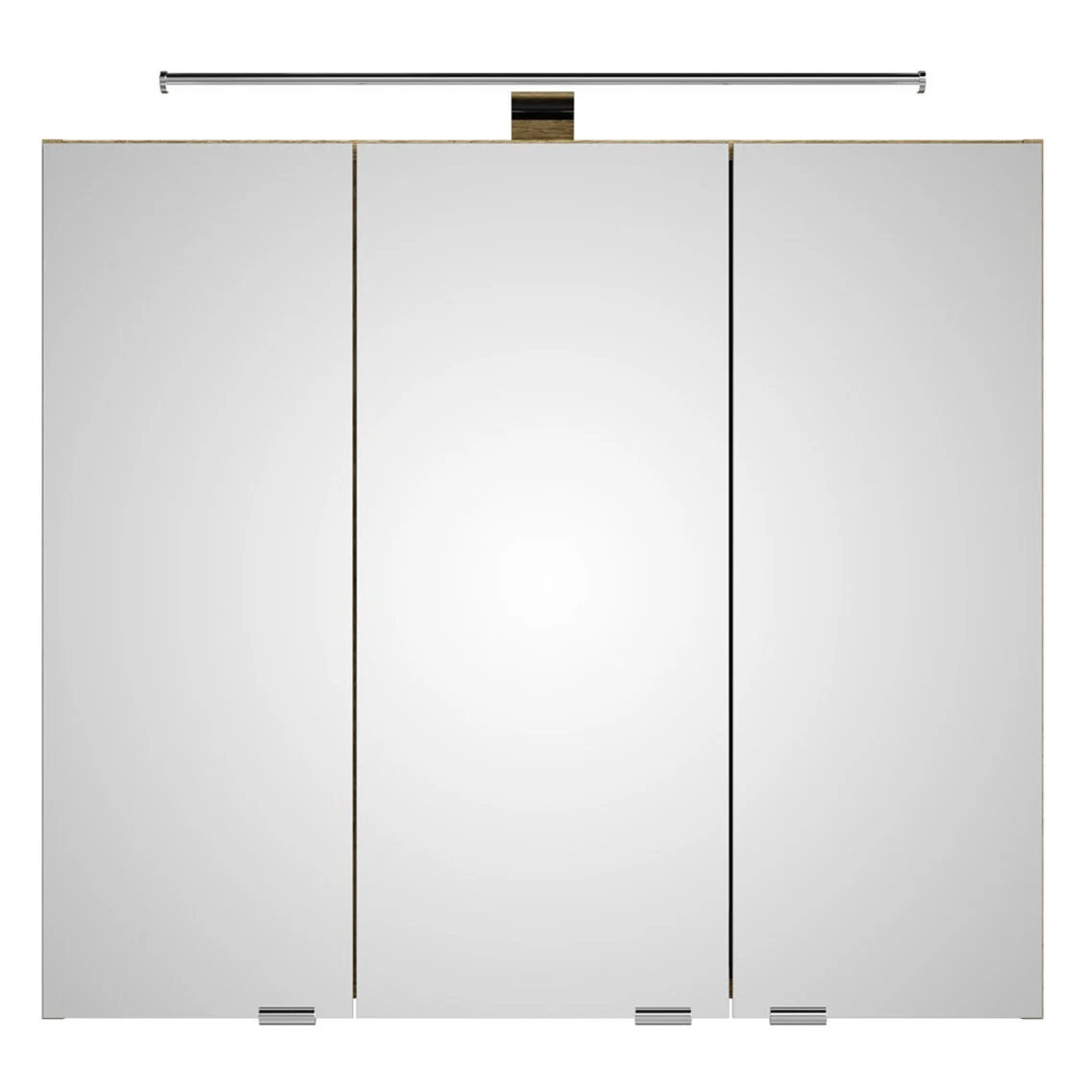 Steinkamp Living 2.0 Spiegelschrank 80 cm mit 3 Türen und LED-Aufsatzleuchte Bild 2