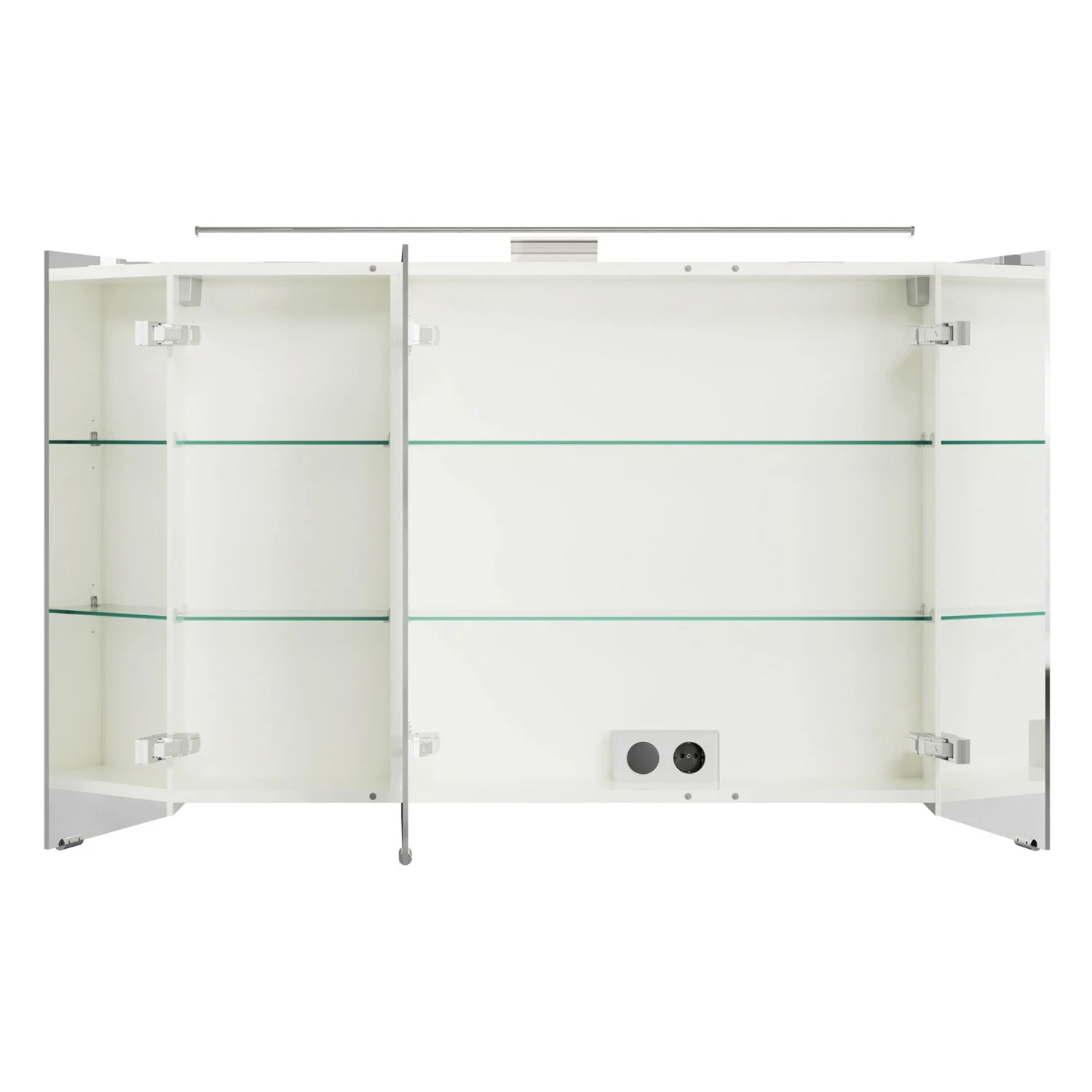 Steinkamp Living 2.0 Spiegelschrank 100 cm mit 3 Türen und LED-Aufsatzleuchte Bild 3