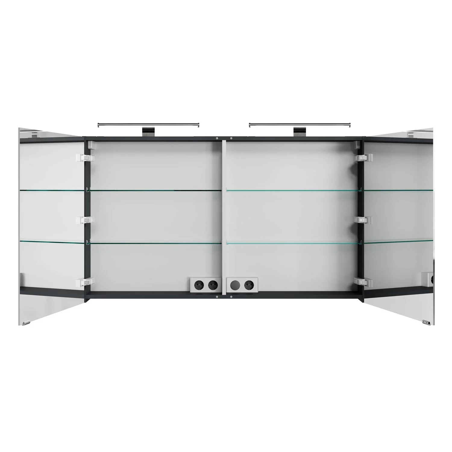 Steinkamp Living 2.0 Spiegelschrank 120 cm mit 2 Türen und LED-Aufsatzleuchten Bild 3