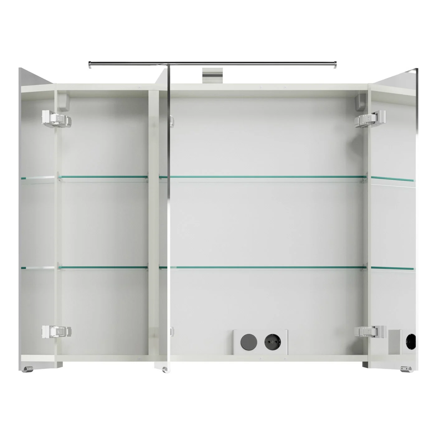 Steinkamp Living 2.0 Spiegelschrank 80 cm mit 3 Türen und LED-Aufsatzleuchte Bild 3