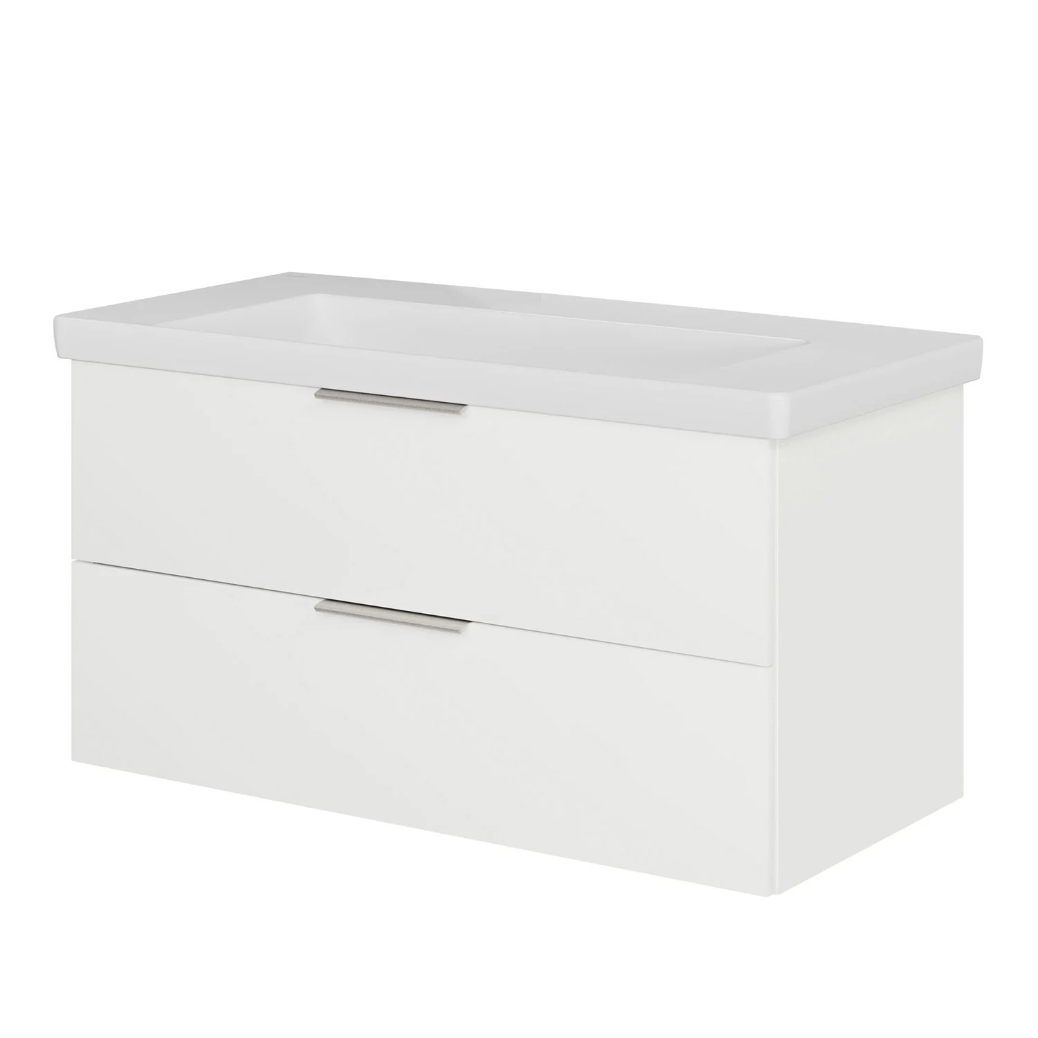 Steinkamp Living 2.0 / Villeroy & Boch Subway 3.0 Waschtisch mit Unterschrank 100 cm