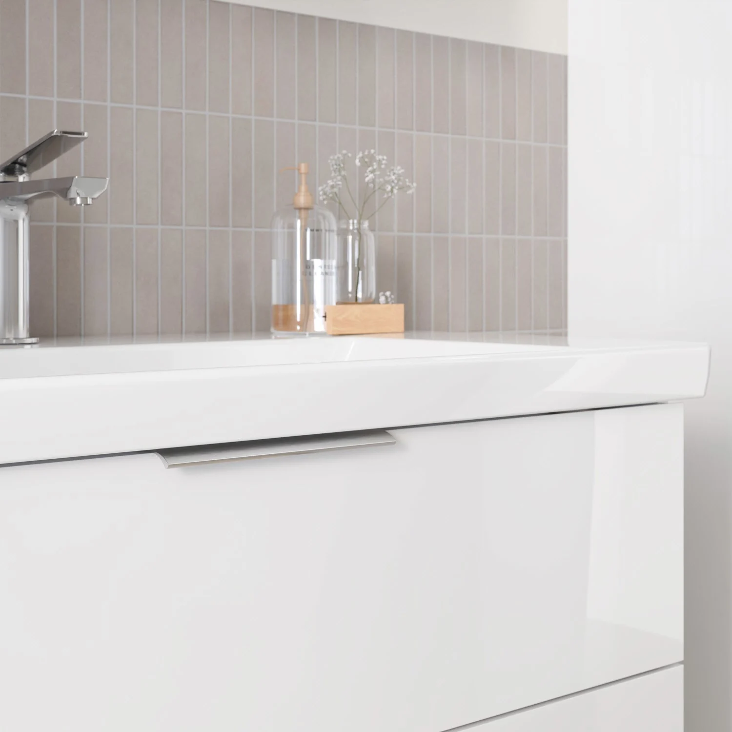 Steinkamp Living 2.0 / Villeroy & Boch Subway 3.0 Waschtisch mit Unterschrank 100 cm Bild 3