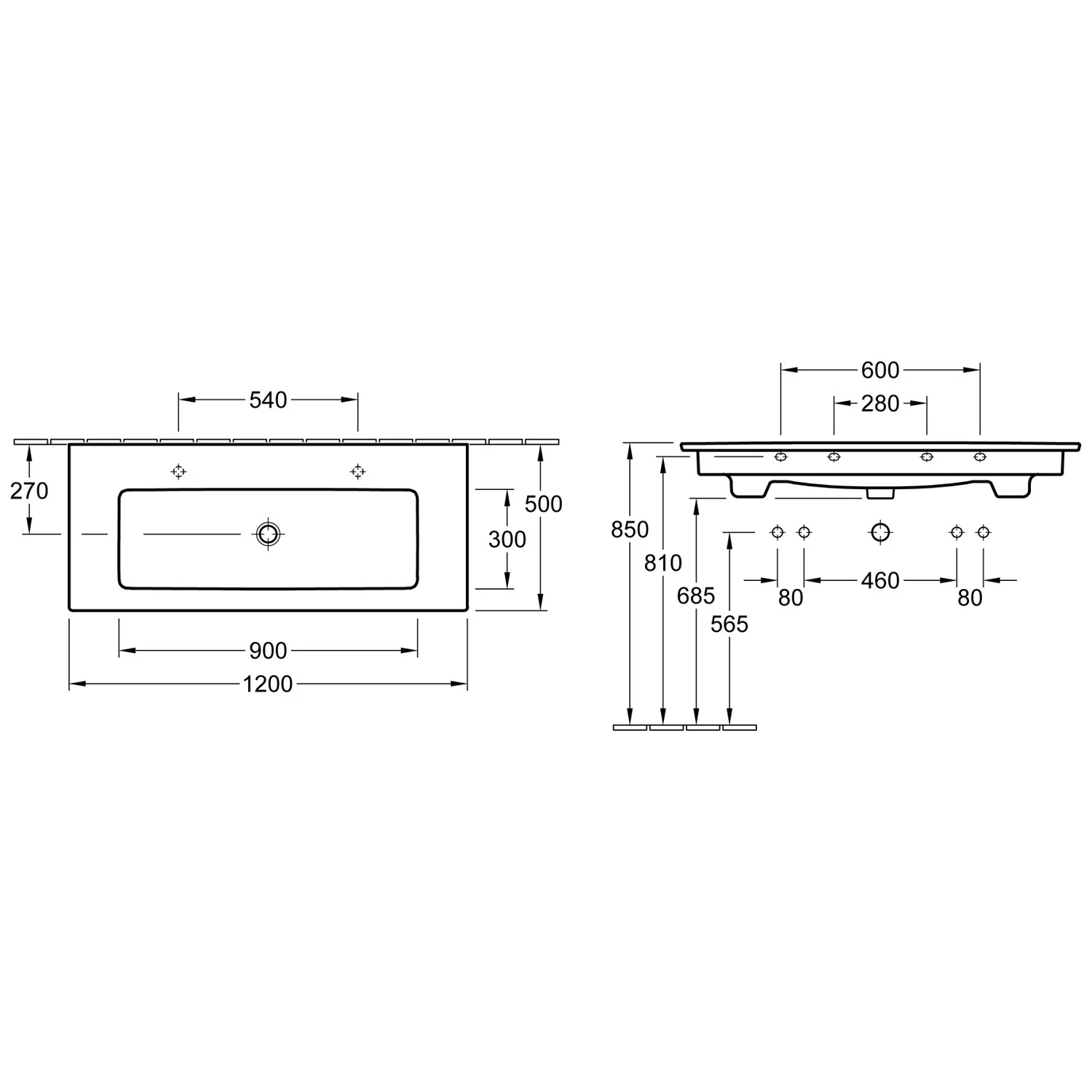 Steinkamp Living 2.0 / Villeroy & Boch Venticello Badmöbel Set 120 cm mit Spiegelschrank, 2 Türen Bild 8