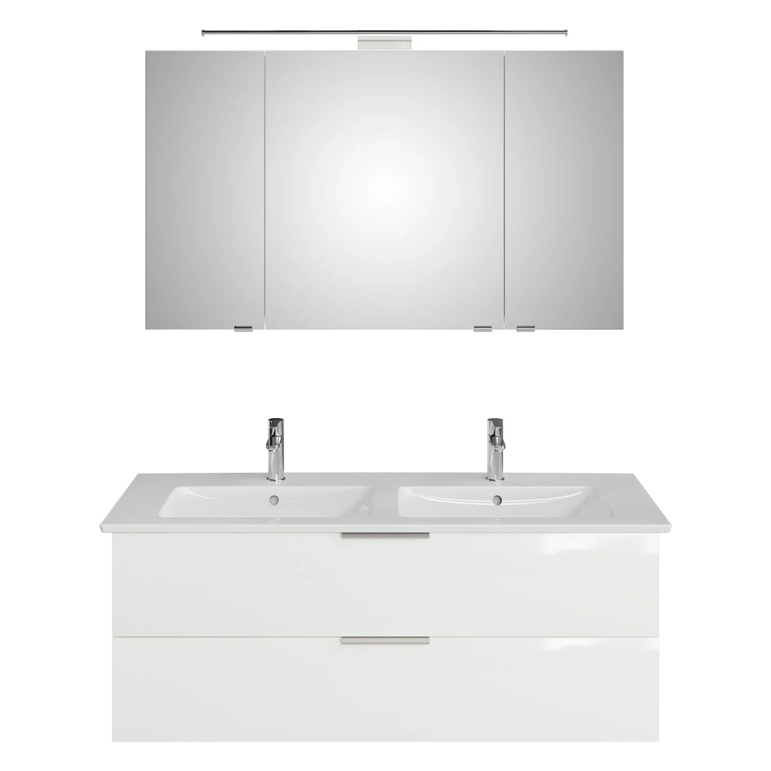 Steinkamp Living 2.0 / Villeroy & Boch Venticello Badmöbel Set 130 cm mit Spiegelschrank, 3 Türen Bild 12