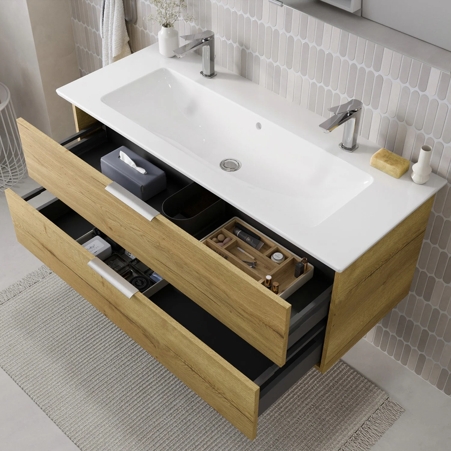 Steinkamp Living 2.0 / Villeroy & Boch Venticello Waschtisch mit Unterschrank 120 cm Bild 3