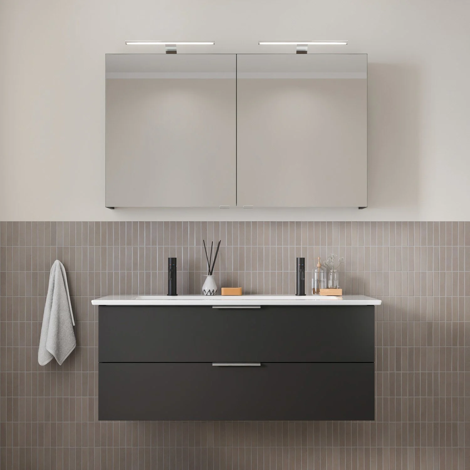 Steinkamp Living 2.0 / Villeroy & Boch Venticello Waschtisch mit Unterschrank 120 cm Bild 5