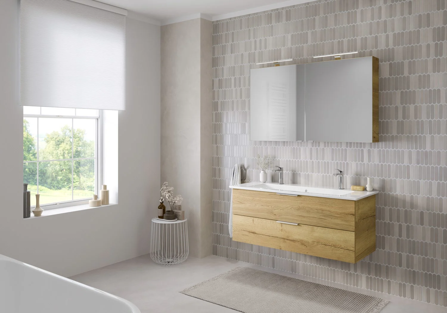 Steinkamp Living 2.0 / Villeroy & Boch Venticello Waschtisch mit Unterschrank 120 cm Bild 6