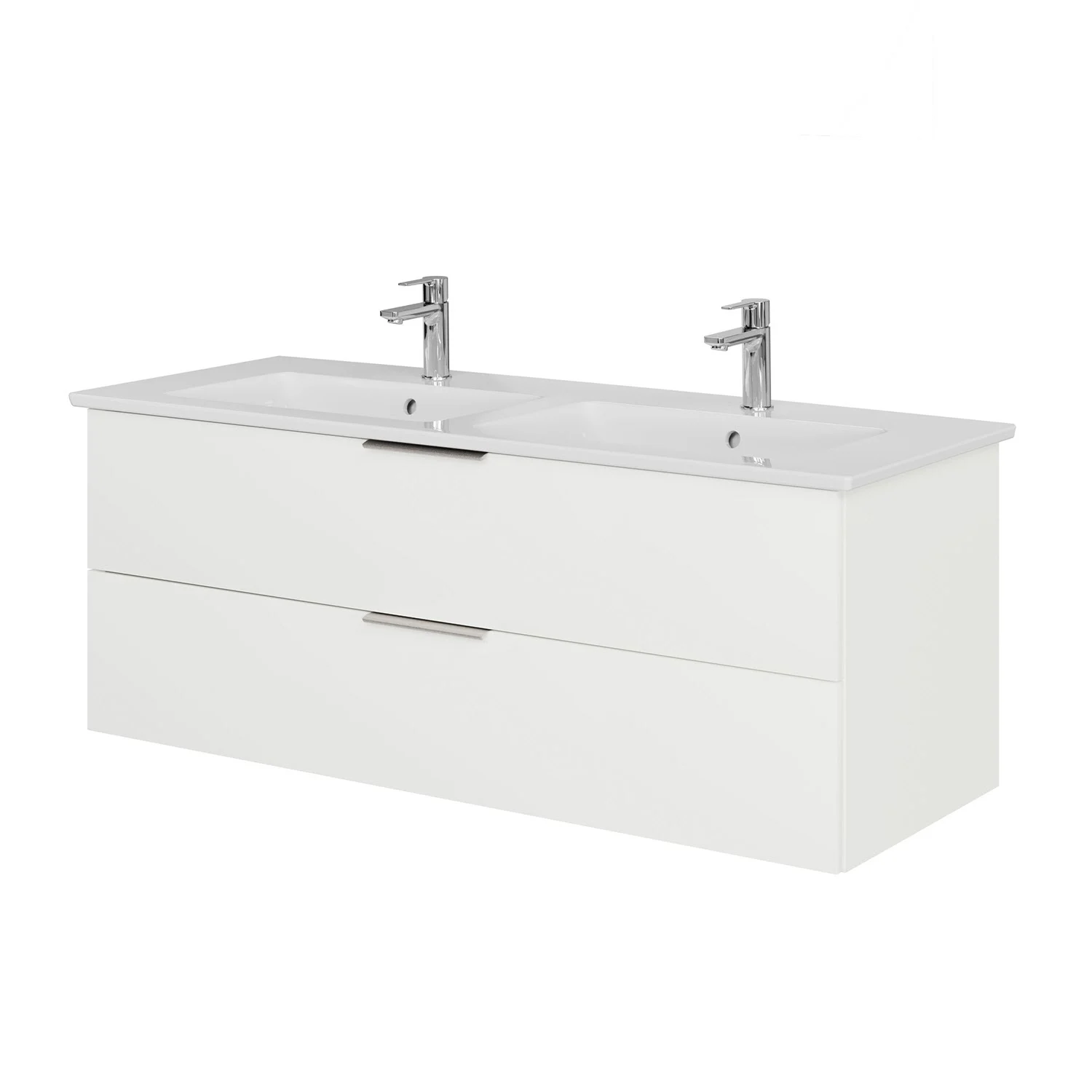 Steinkamp Living 2.0 / Villeroy & Boch Venticello Doppel-Waschtisch mit Unterschrank 130 cm Bild 10