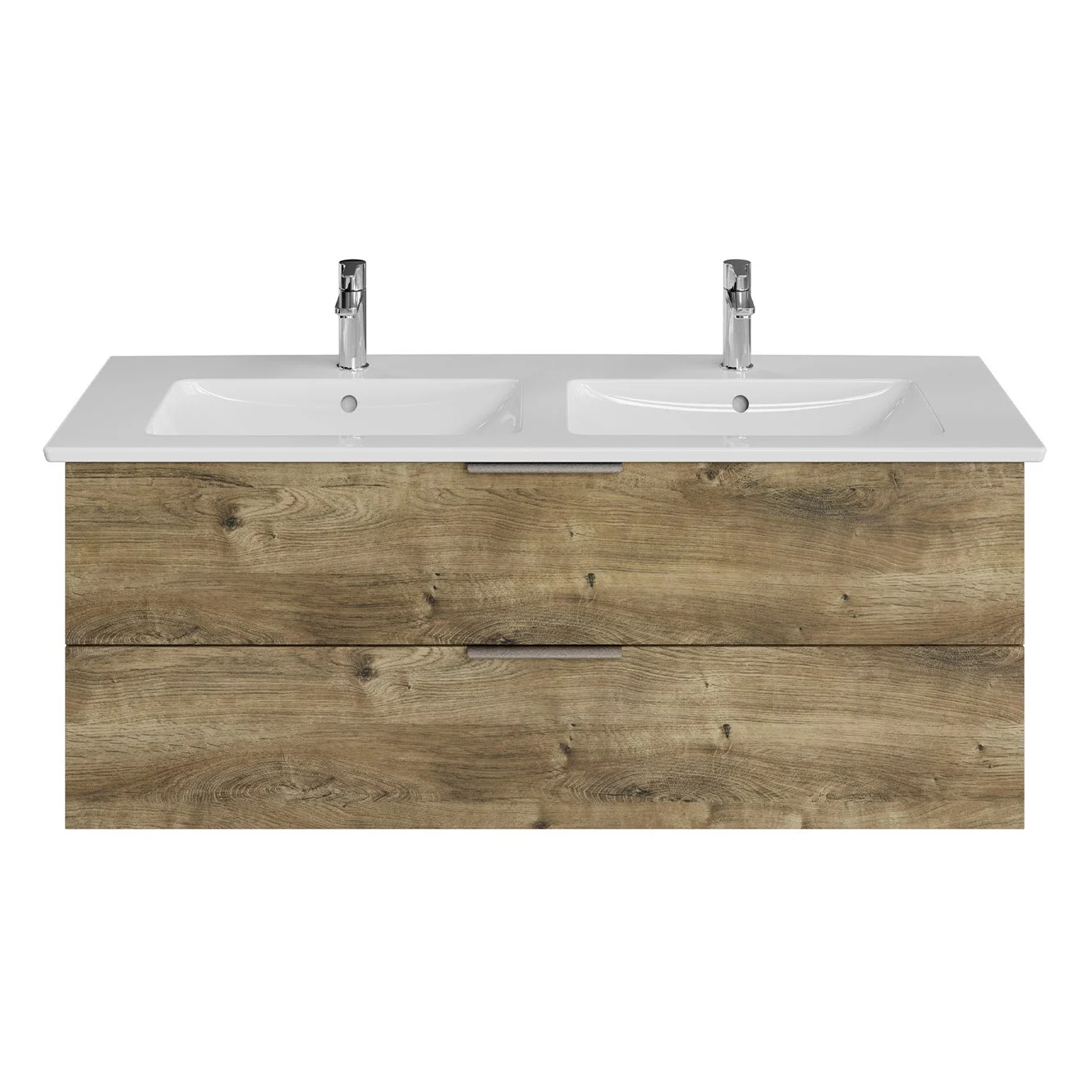 Steinkamp Living 2.0 / Villeroy & Boch Venticello Doppel-Waschtisch mit Unterschrank 130 cm Bild 2