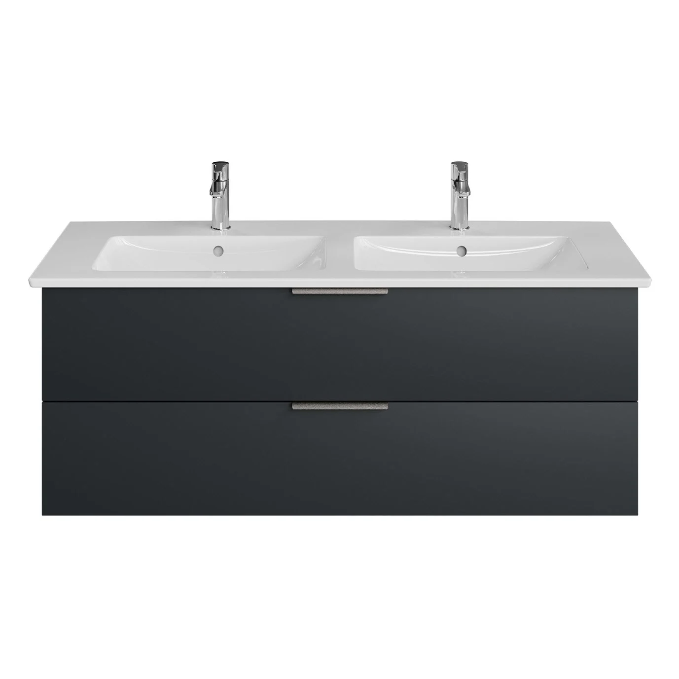 Steinkamp Living 2.0 / Villeroy & Boch Venticello Doppel-Waschtisch mit Unterschrank 130 cm Bild 2