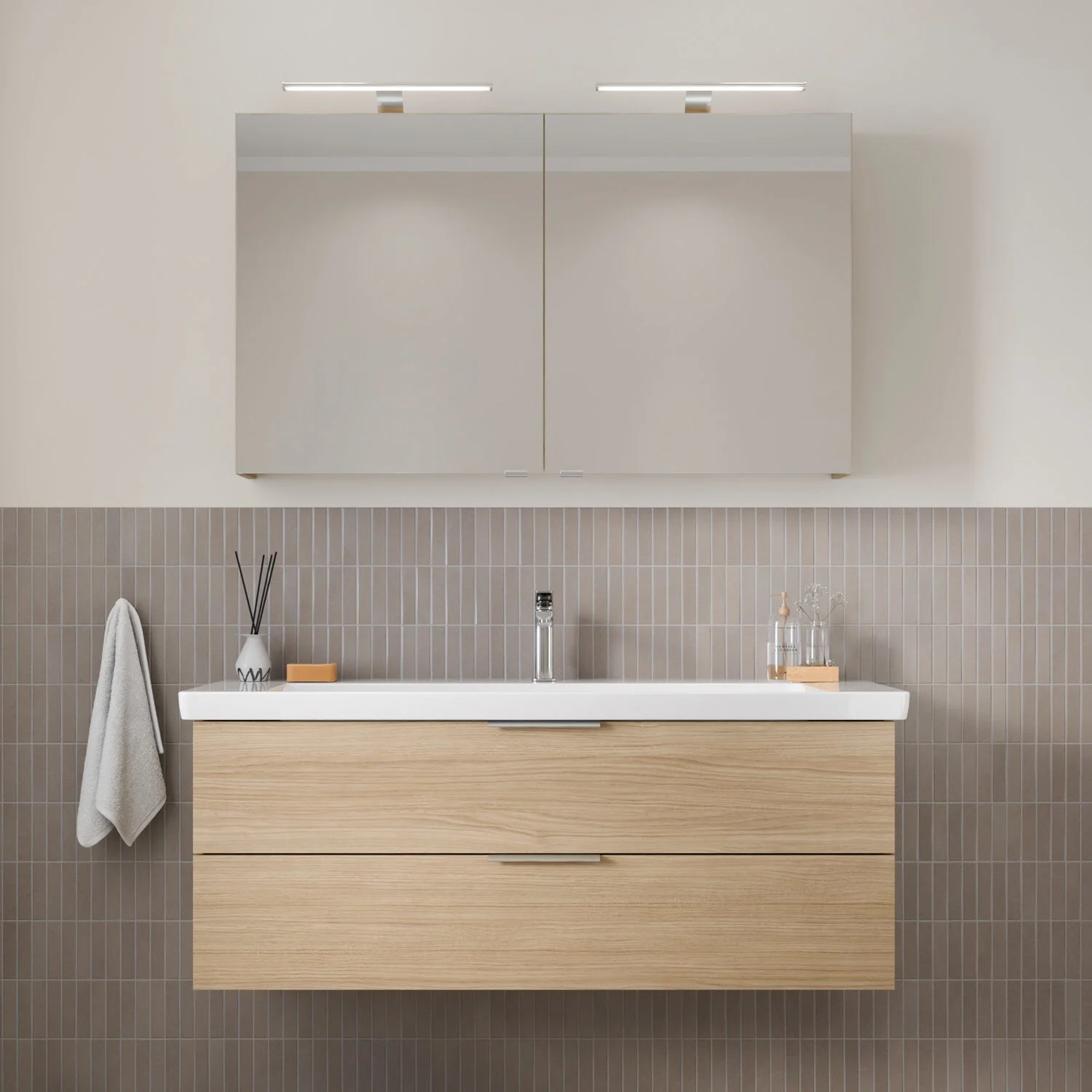 Steinkamp Living 2.0 Waschtischunterschrank für Villeroy & Boch Subway 3.0 Waschtisch 130 cm Bild 4