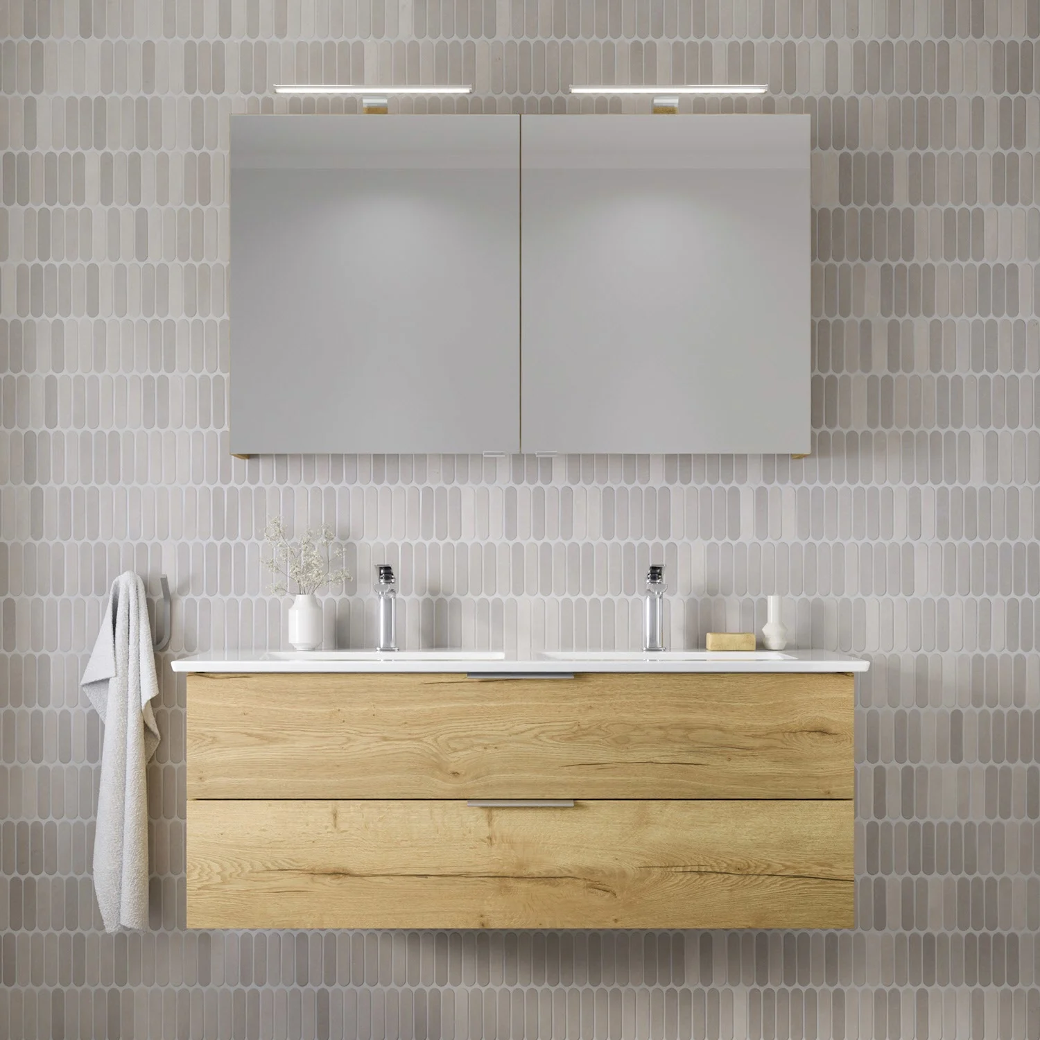 Steinkamp Living 2.0 Waschtischunterschrank für Villeroy & Boch Venticello Doppelwaschtisch 130 cm Bild 5