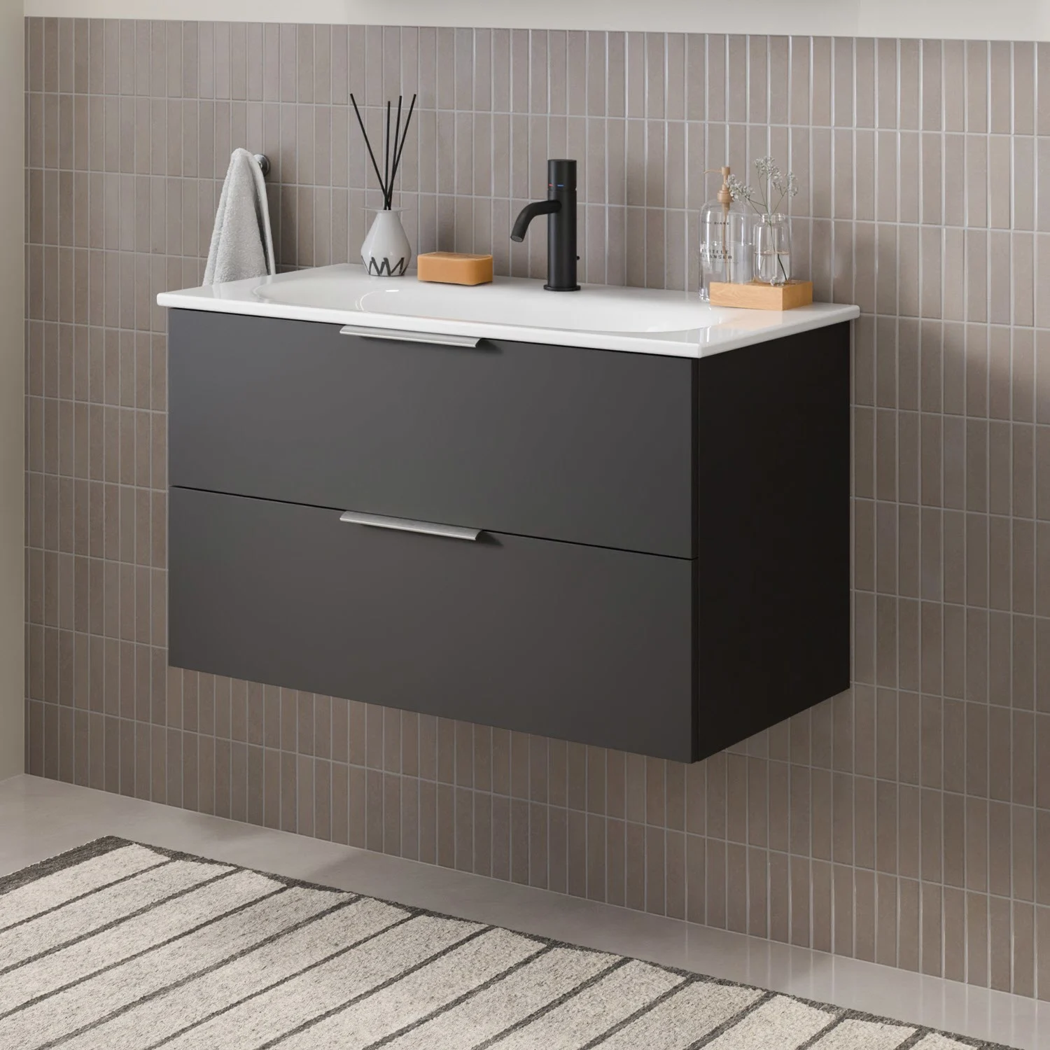 Steinkamp Living 2.0 Waschtischunterschrank für GROHE Essence Waschtisch 80 cm