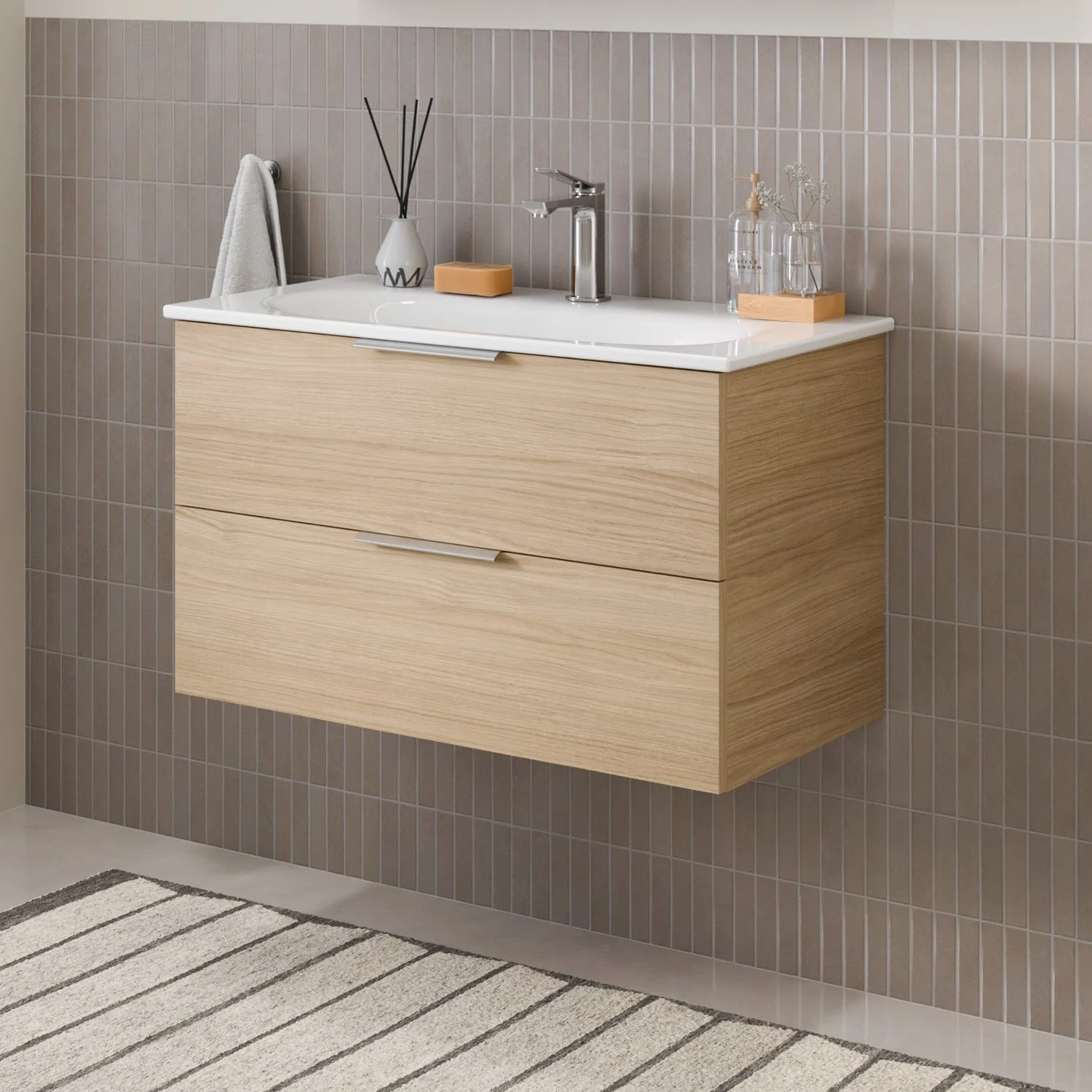Steinkamp Living 2.0 Waschtischunterschrank für GROHE Essence Waschtisch 80 cm