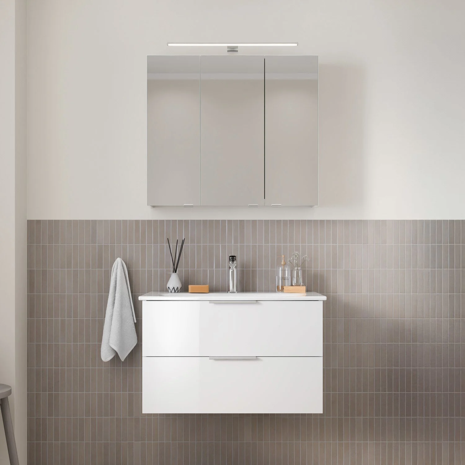 Steinkamp Living 2.0 Waschtischunterschrank für GROHE Essence Waschtisch 80 cm Bild 4