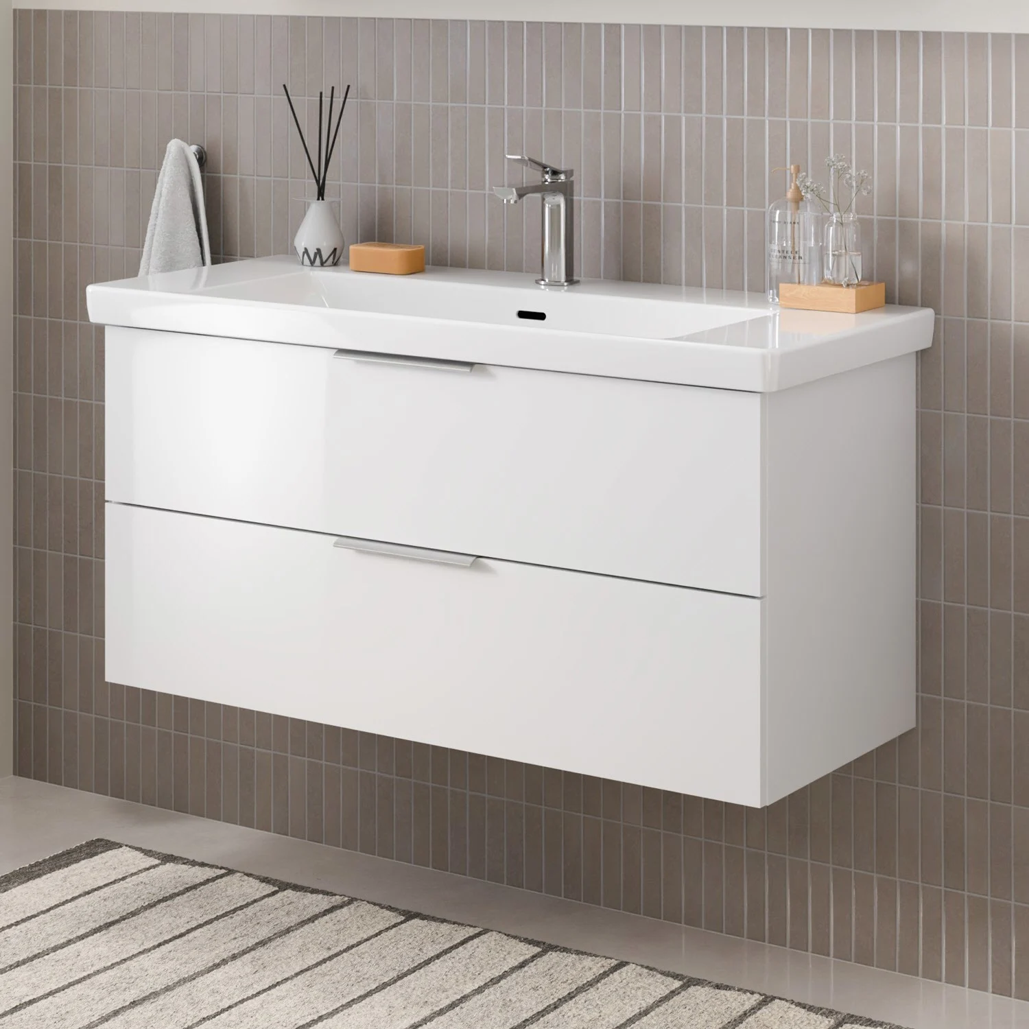 Steinkamp Living 2.0 Waschtischunterschrank für Villeroy & Boch Subway 3.0 Waschtisch 100 cm