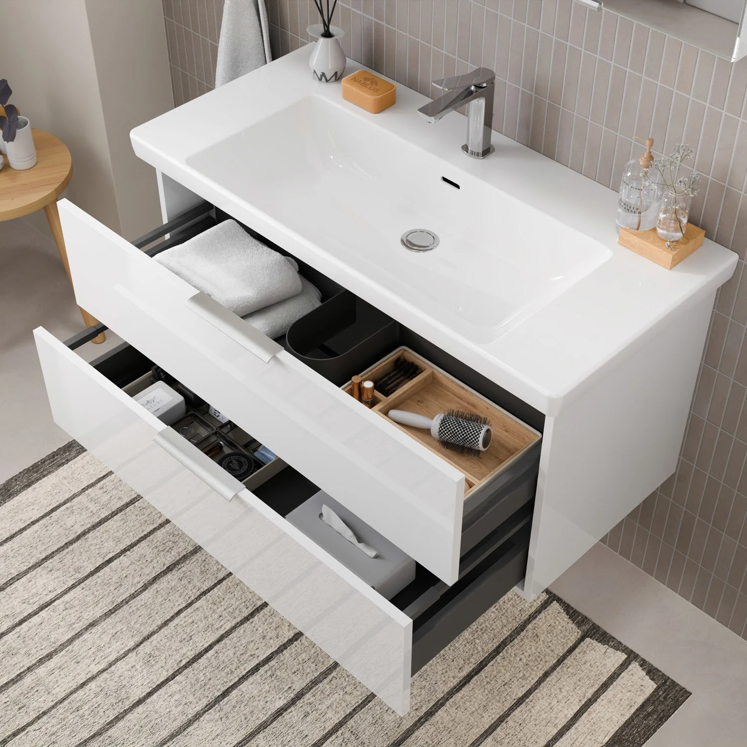 Steinkamp Living 2.0 Waschtischunterschrank für Villeroy & Boch Subway 3.0 Waschtisch 100 cm Bild 3