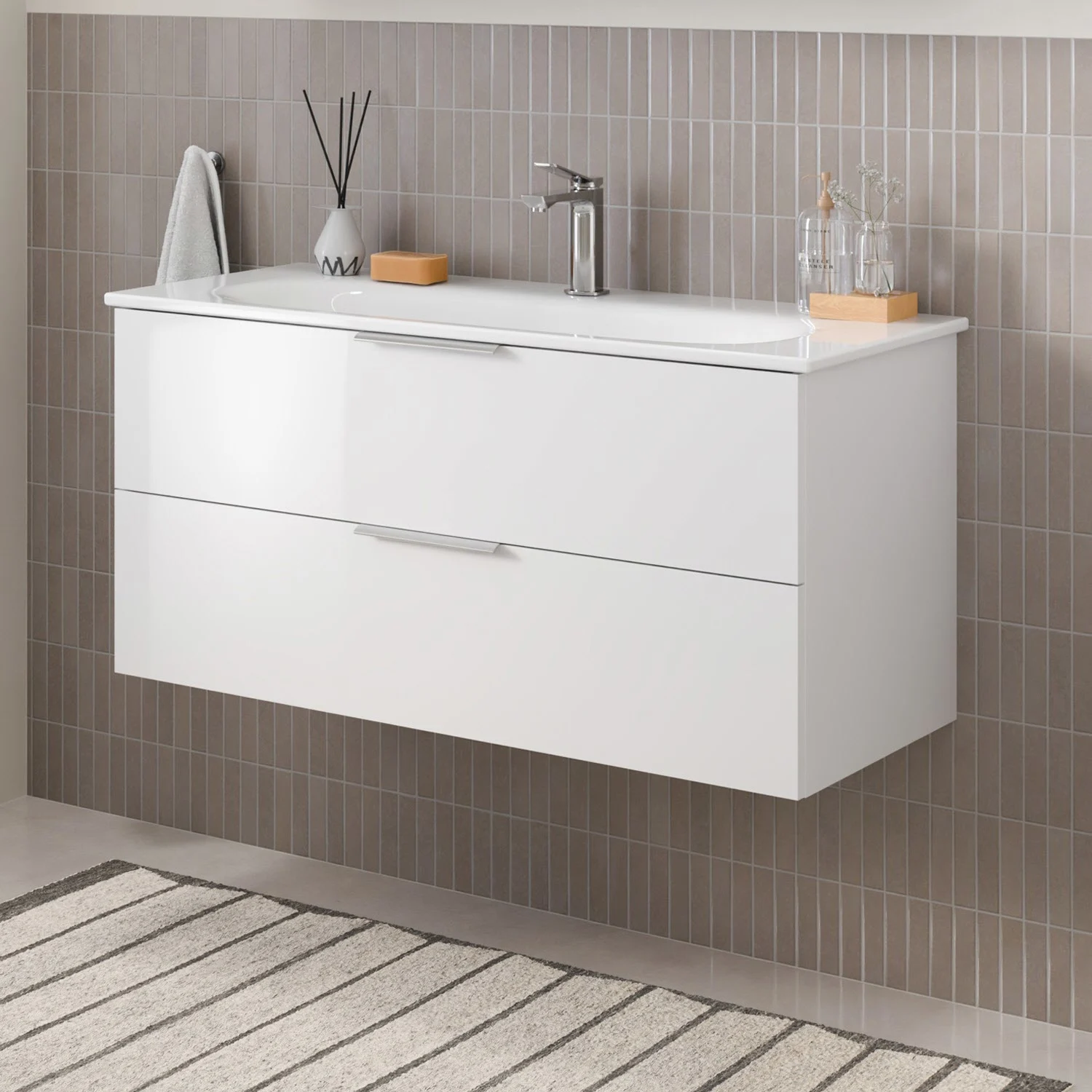 Steinkamp Living 2.0 Waschtischunterschrank für GROHE Essence Waschtisch 100 cm